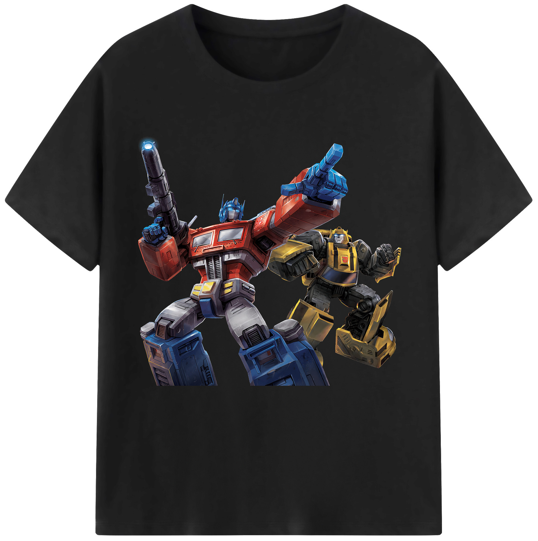 （画像用） Transformers トランスフォーマー レディースカジュアルプリントTシャツ（綿100％）