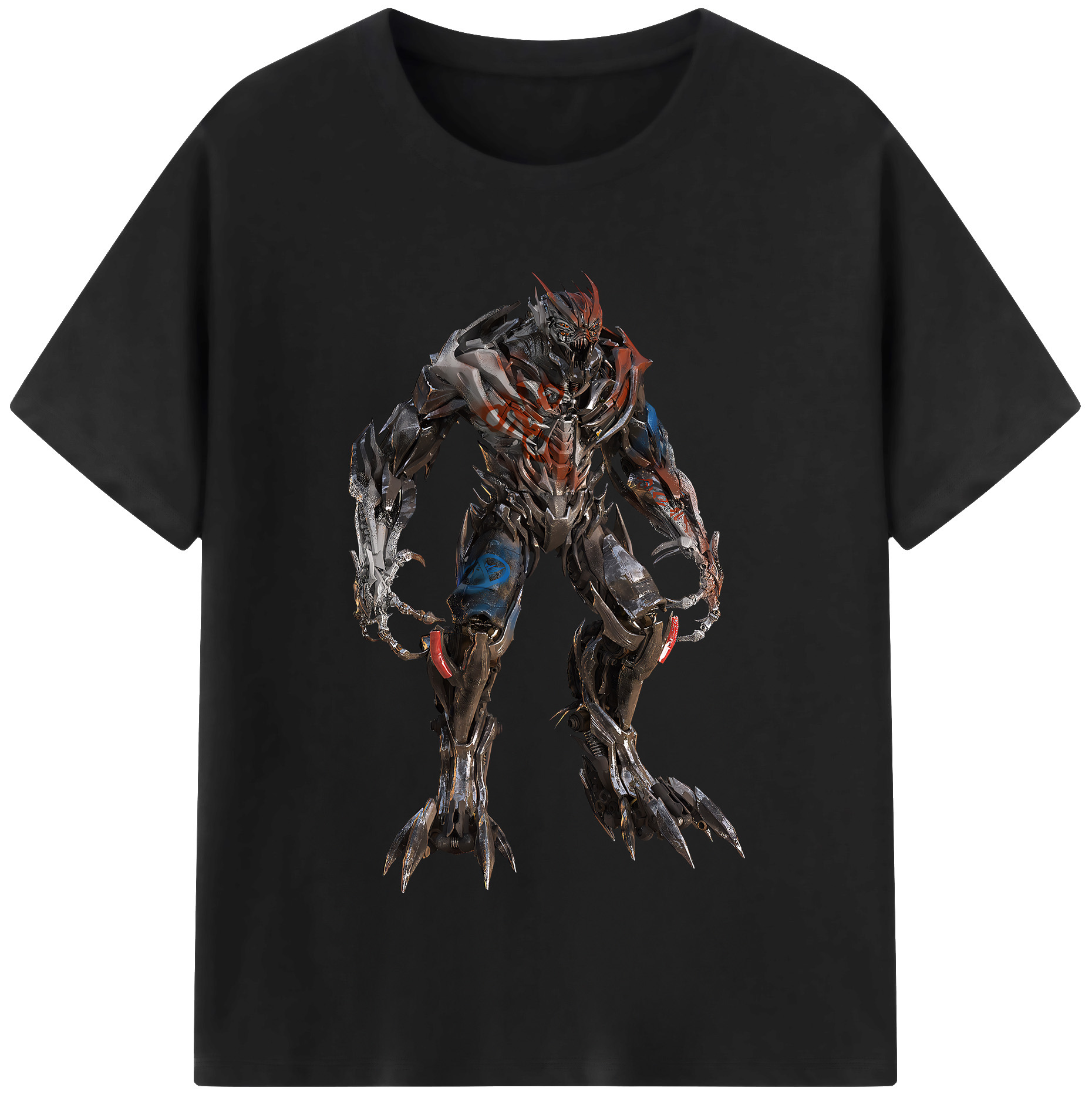 （画像用） Transformers トランスフォーマー レディースカジュアルプリントTシャツ（綿100％）