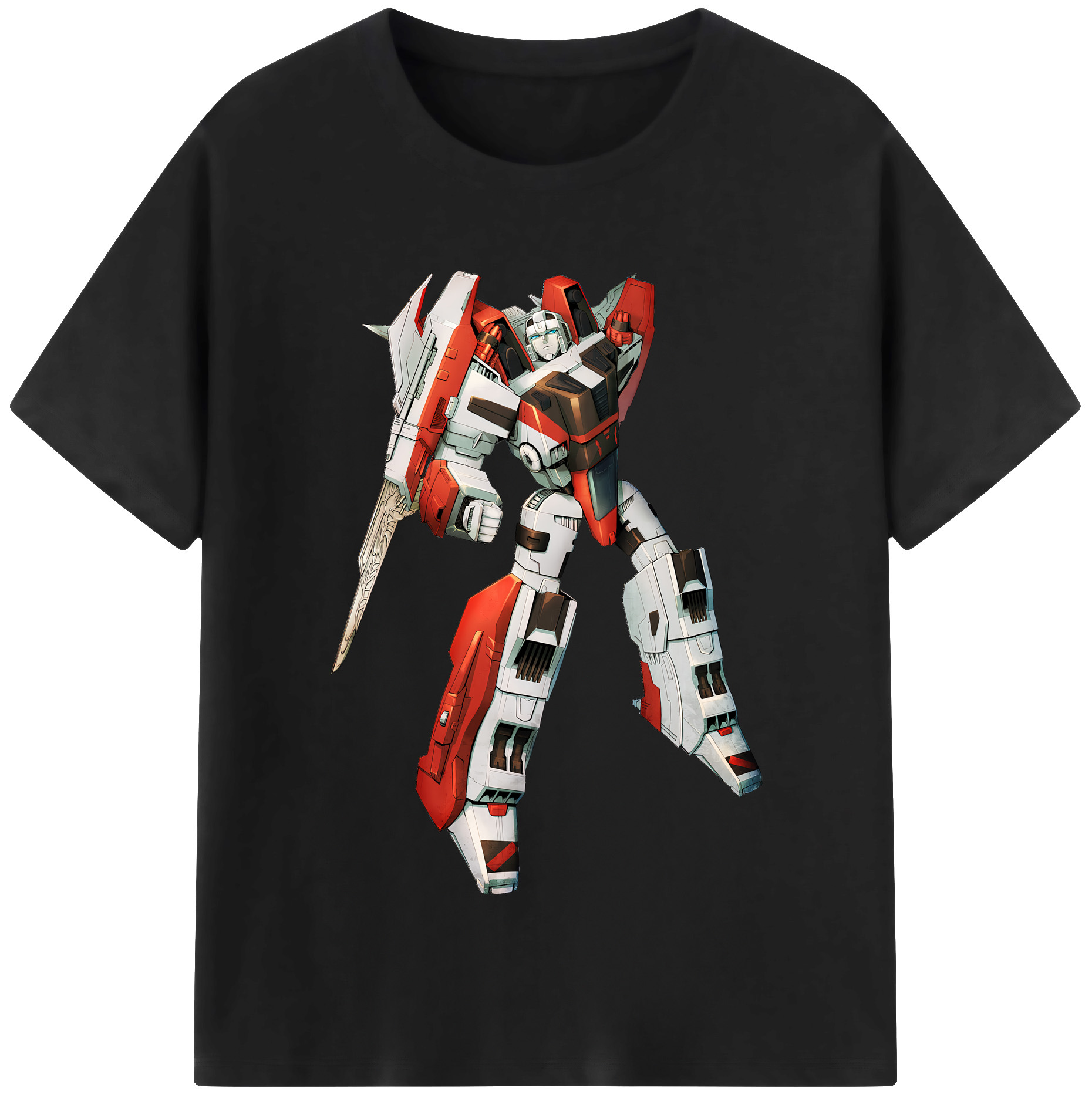 （画像用） Transformers トランスフォーマー レディースカジュアルプリントTシャツ（綿100％）