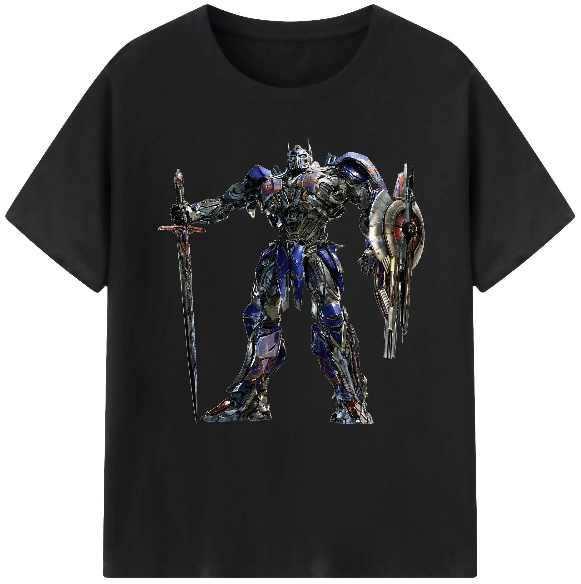 （画像用） Transformers トランスフォーマー レディースカジュアルプリントTシャツ（綿100％）