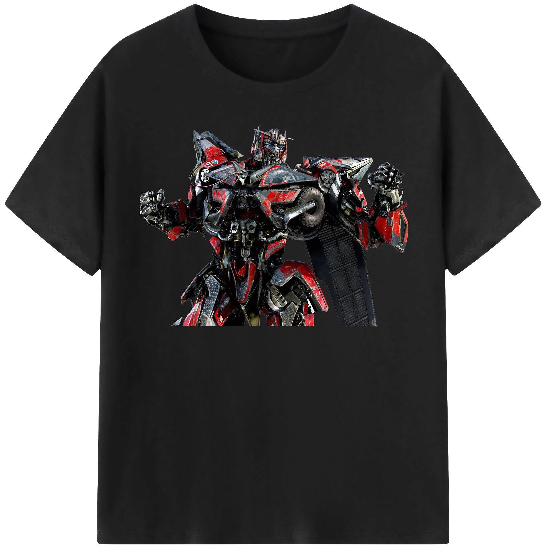 （画像用） Transformers トランスフォーマー レディースカジュアルプリントTシャツ（綿100％）