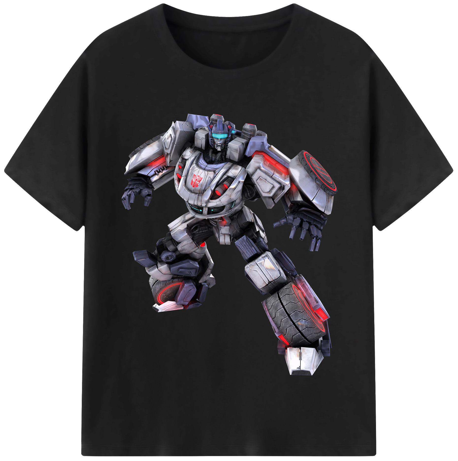 （画像用） Transformers トランスフォーマー レディースカジュアルプリントTシャツ（綿100％）
