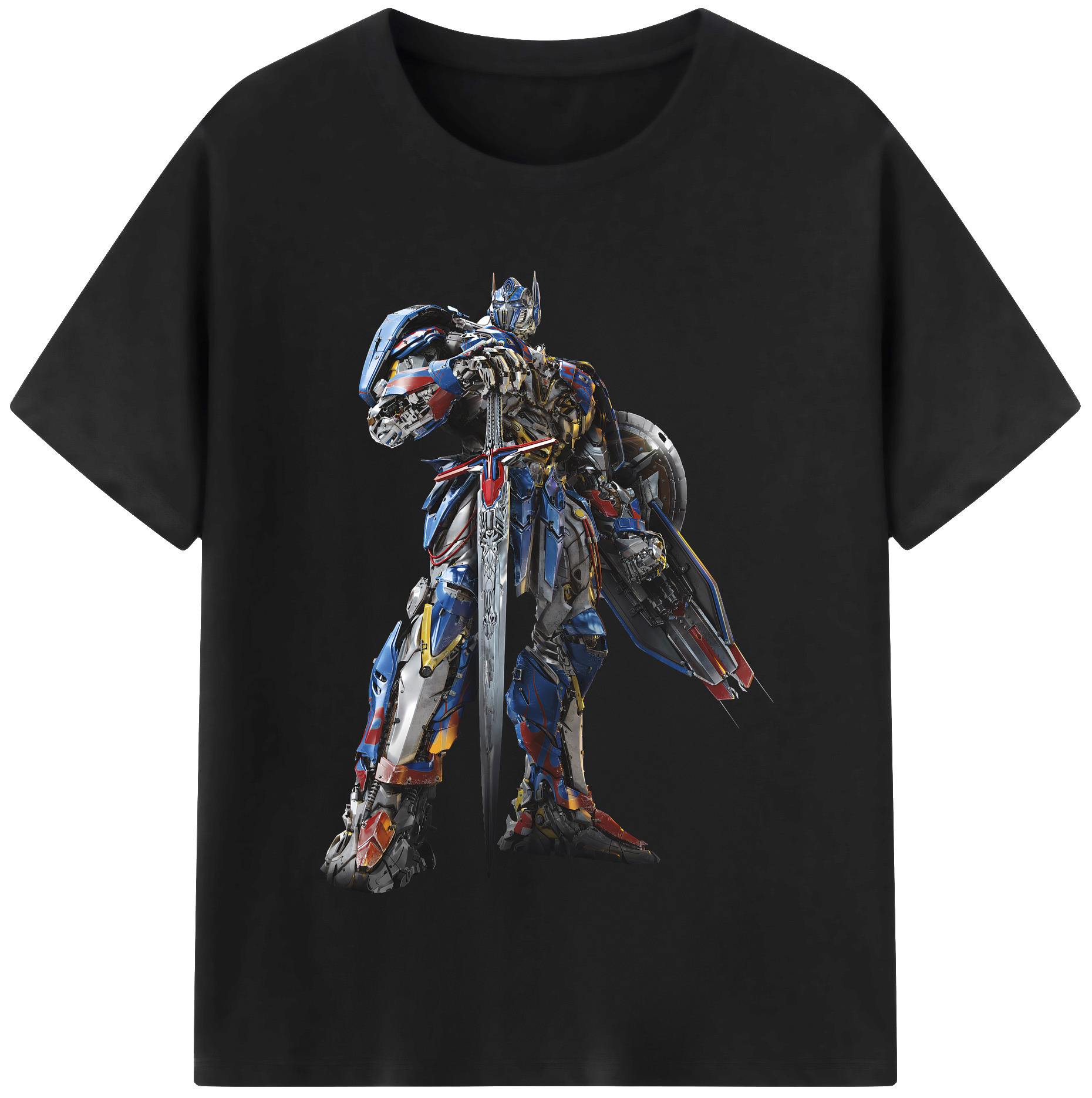 （画像用） Transformers トランスフォーマー レディースカジュアルプリントTシャツ（綿100％）