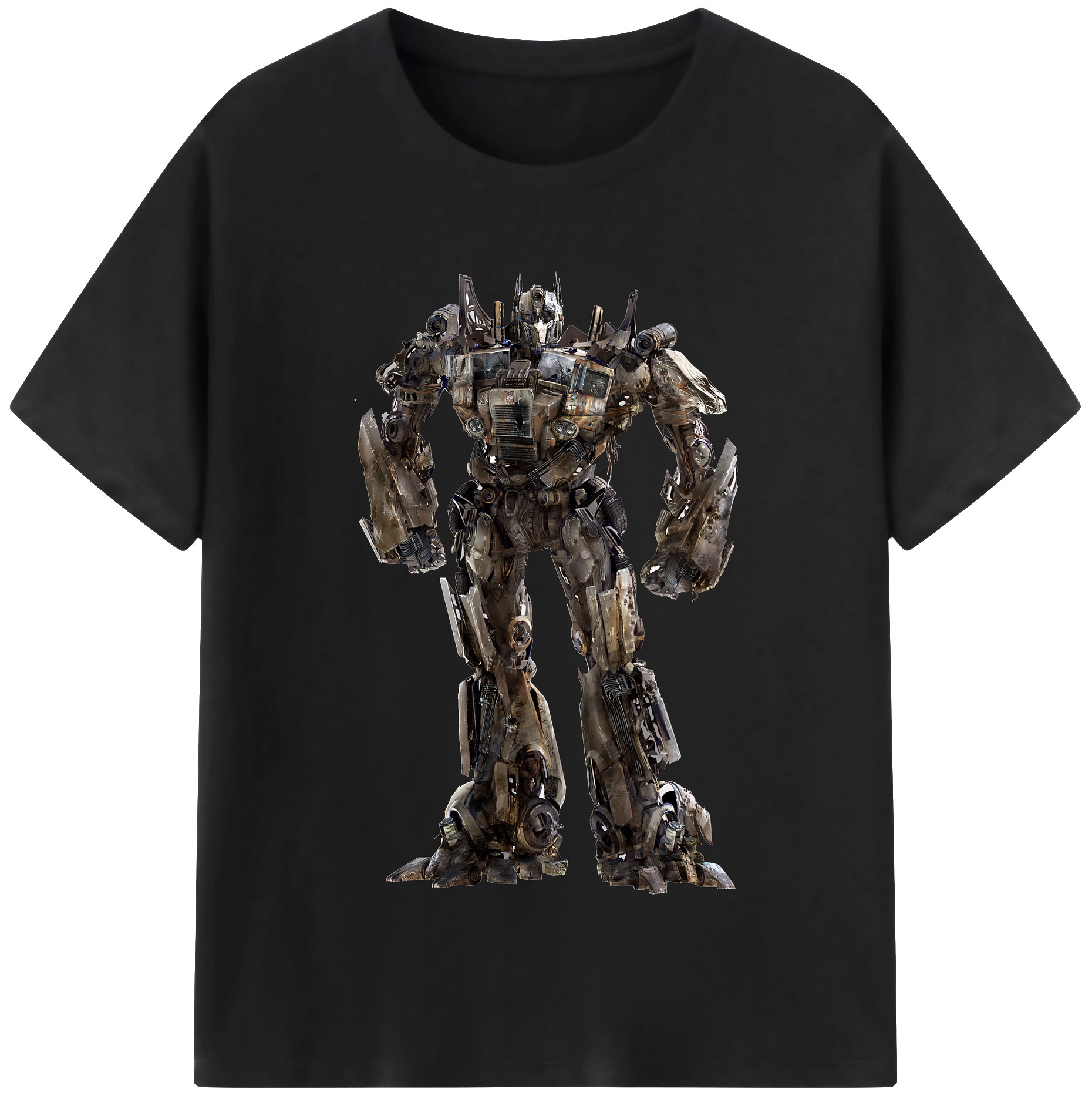 （画像用） Transformers トランスフォーマー レディースカジュアルプリントTシャツ（綿100％）