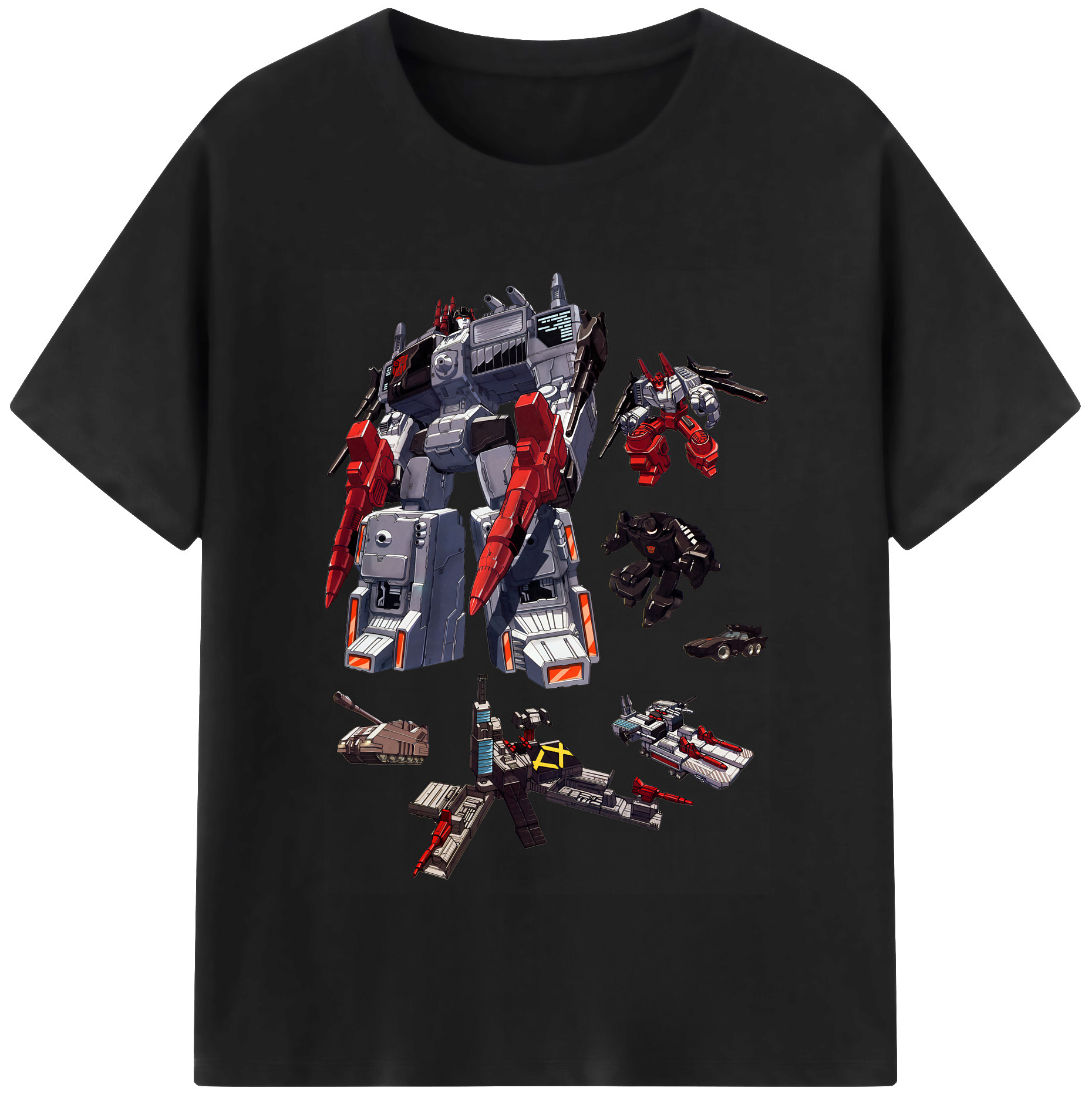 （画像用） Transformers トランスフォーマー レディースカジュアルプリントTシャツ（綿100％）