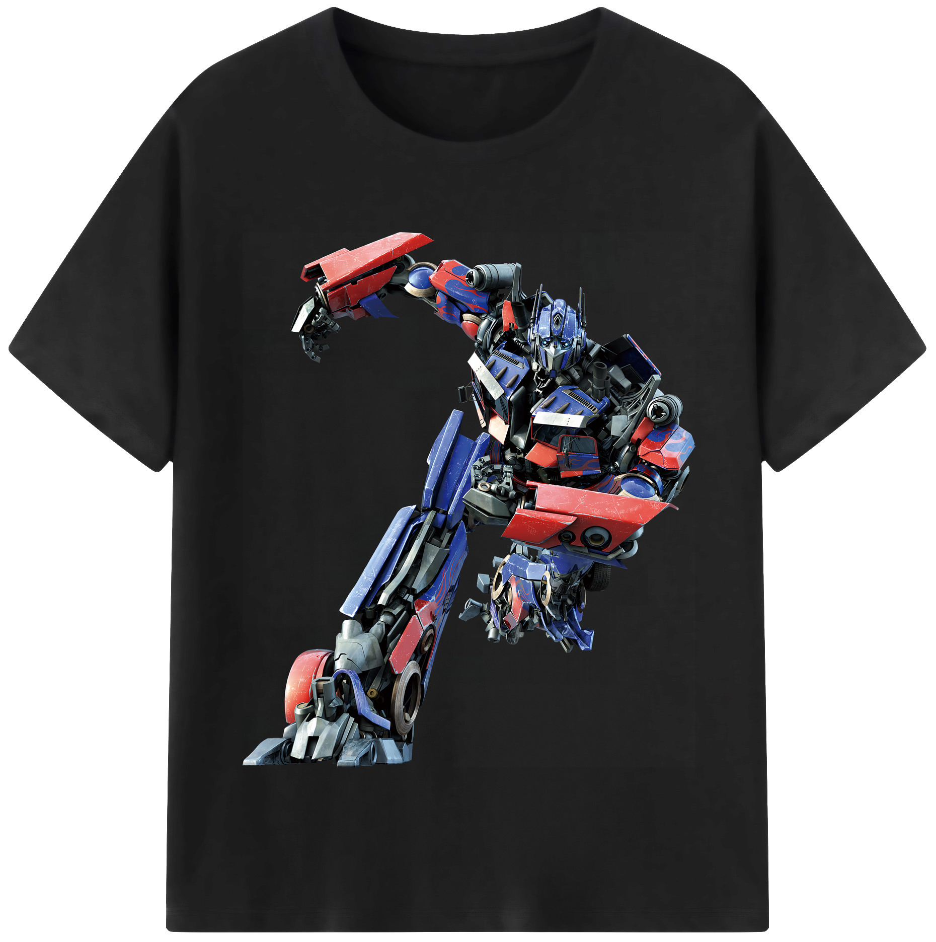 （画像用） Transformers トランスフォーマー レディースカジュアルプリントTシャツ（綿100％）