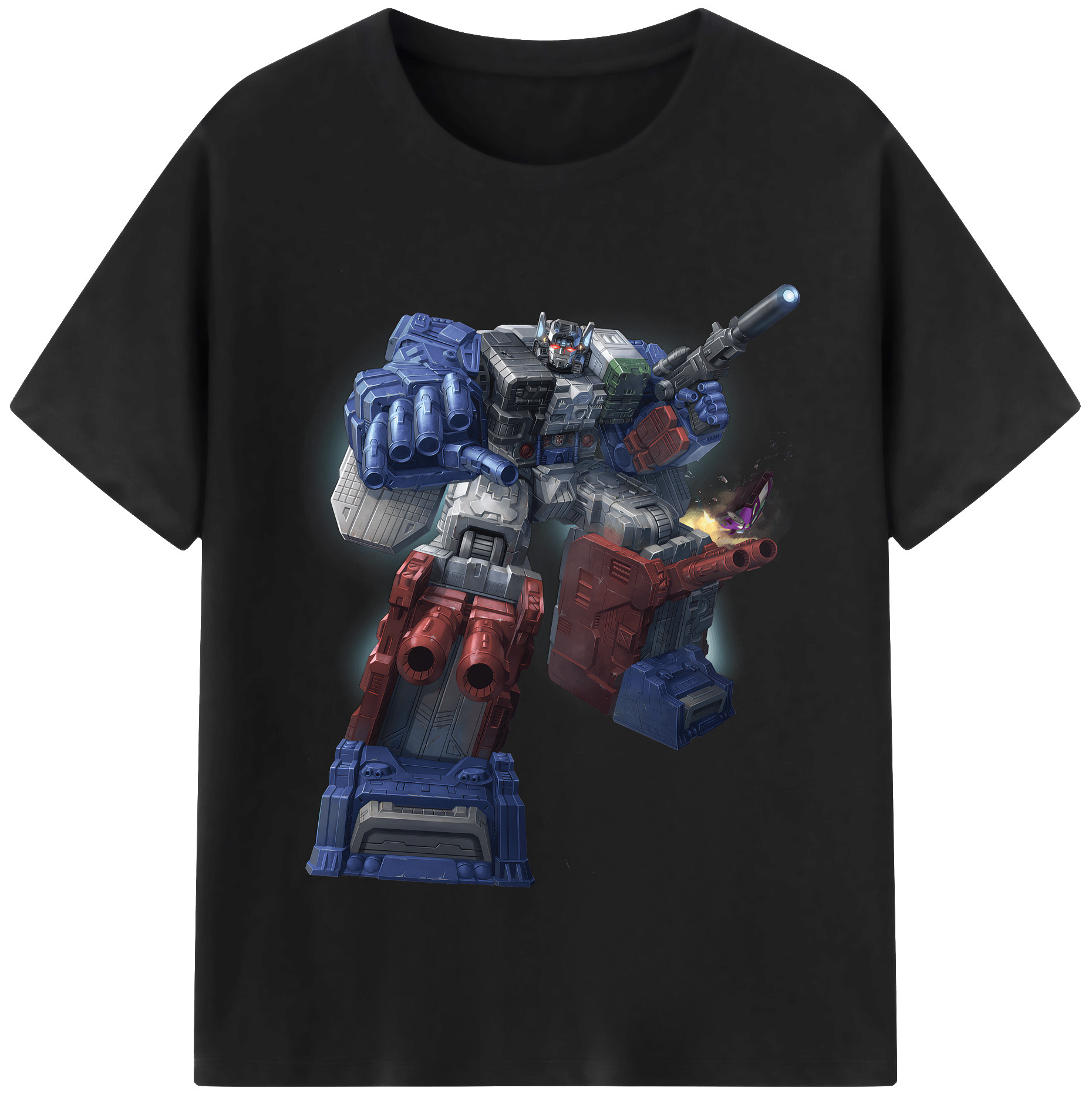 （画像用） Transformers トランスフォーマー レディースカジュアルプリントTシャツ（綿100％）