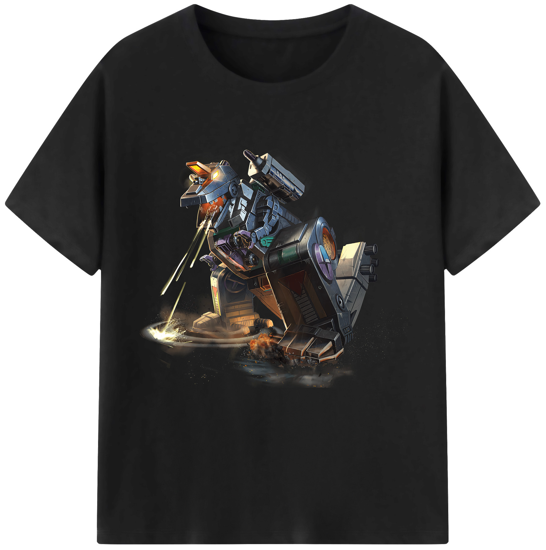 （画像用） Transformers トランスフォーマー レディースカジュアルプリントTシャツ（綿100％）
