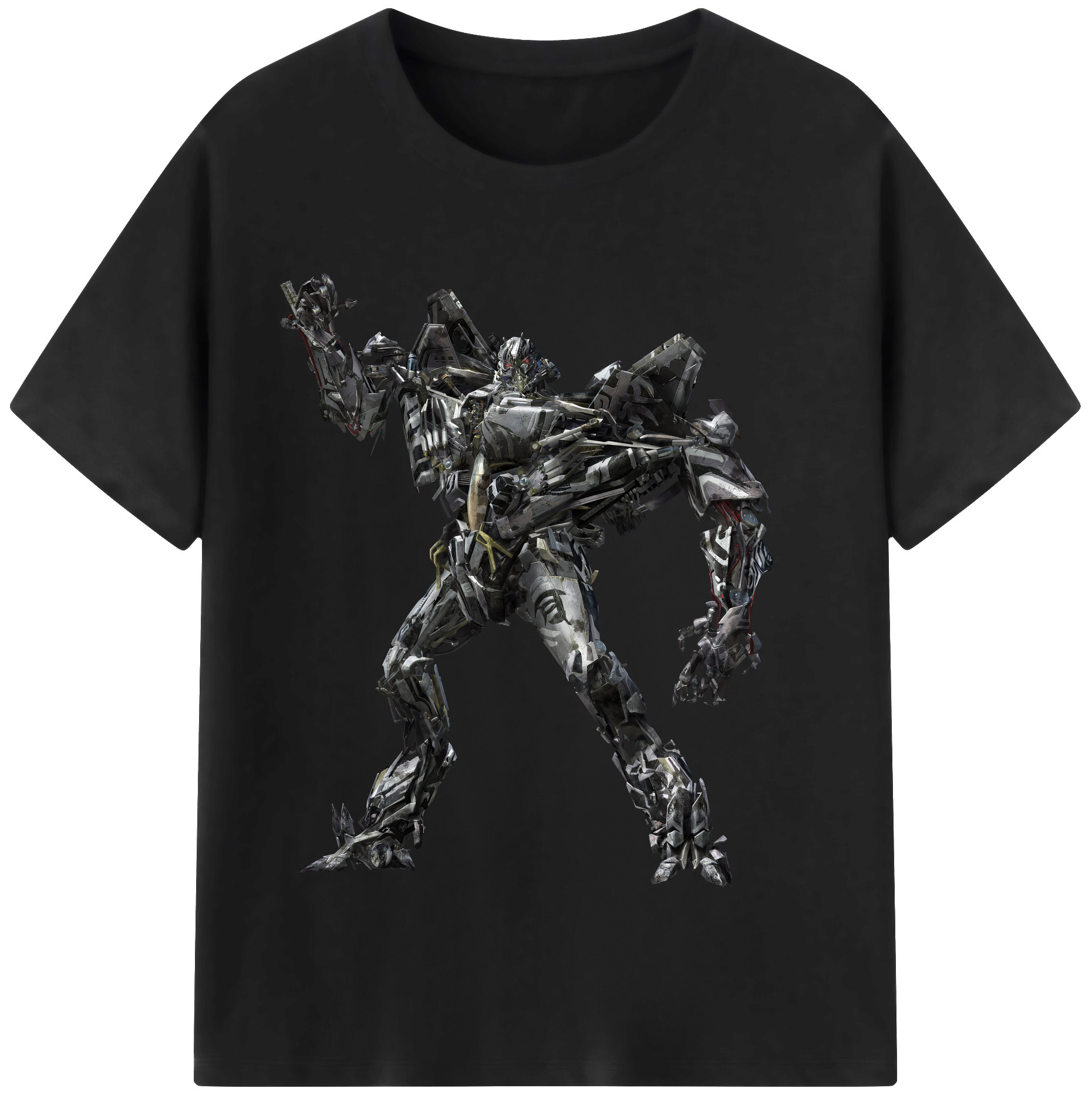 （画像用） Transformers トランスフォーマー レディースカジュアルプリントTシャツ（綿100％）