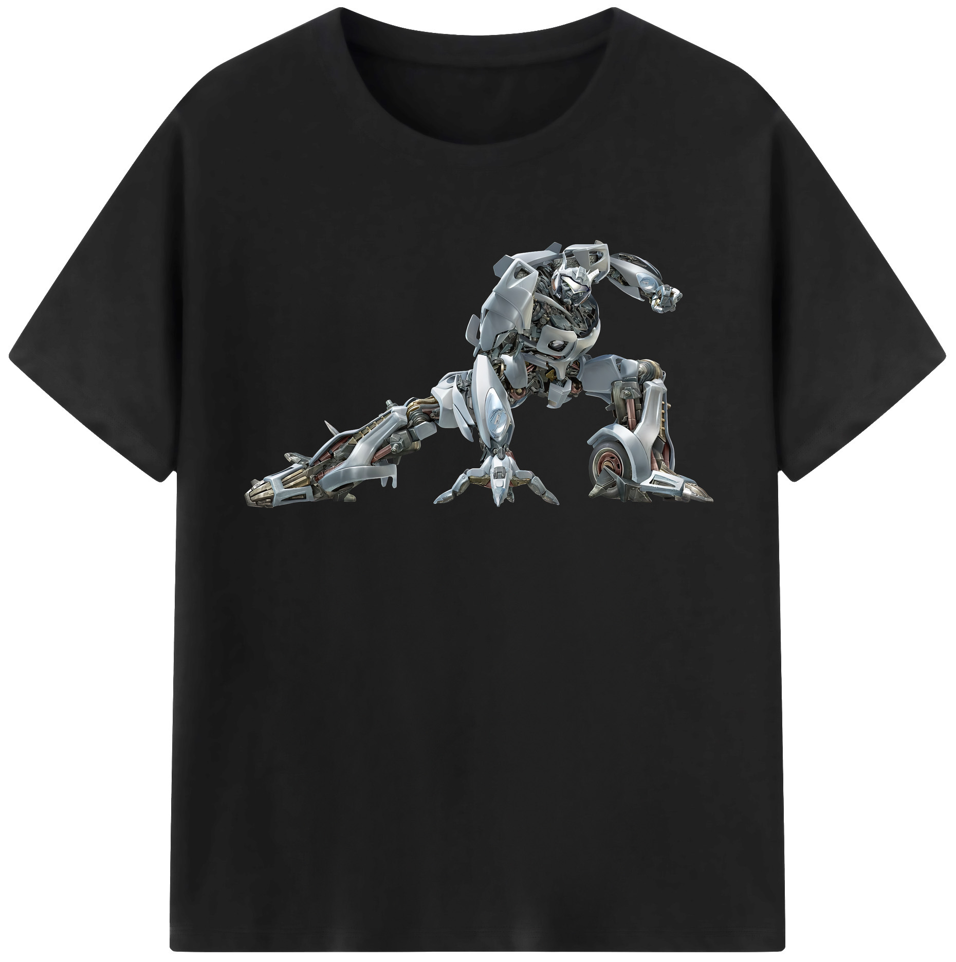 （画像用） Transformers トランスフォーマー レディースカジュアルプリントTシャツ（綿100％）