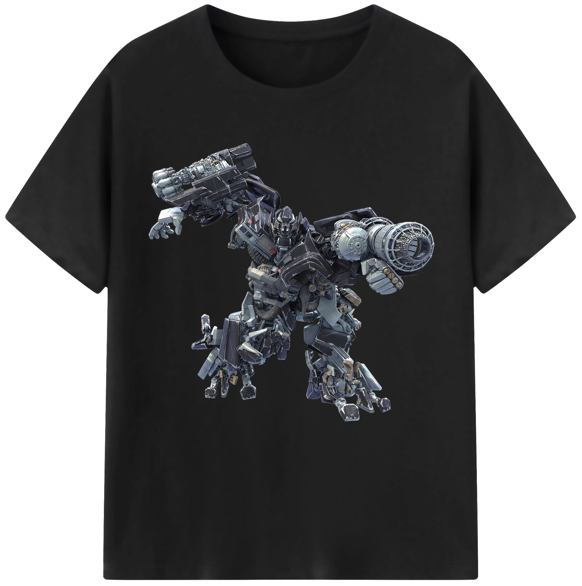 （画像用） Transformers トランスフォーマー レディースカジュアルプリントTシャツ（綿100％）