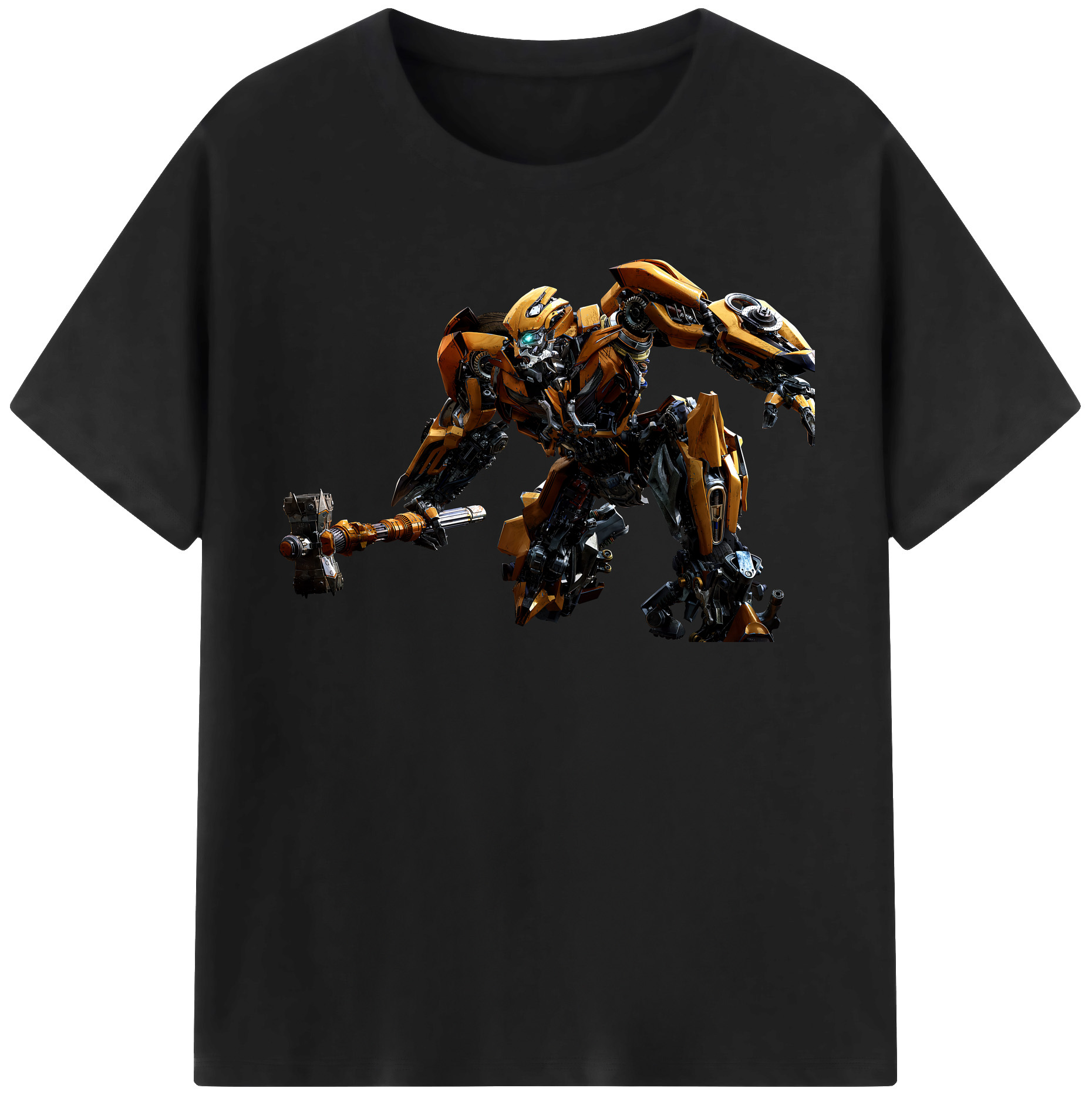 （画像用） Transformers トランスフォーマー レディースカジュアルプリントTシャツ（綿100％）