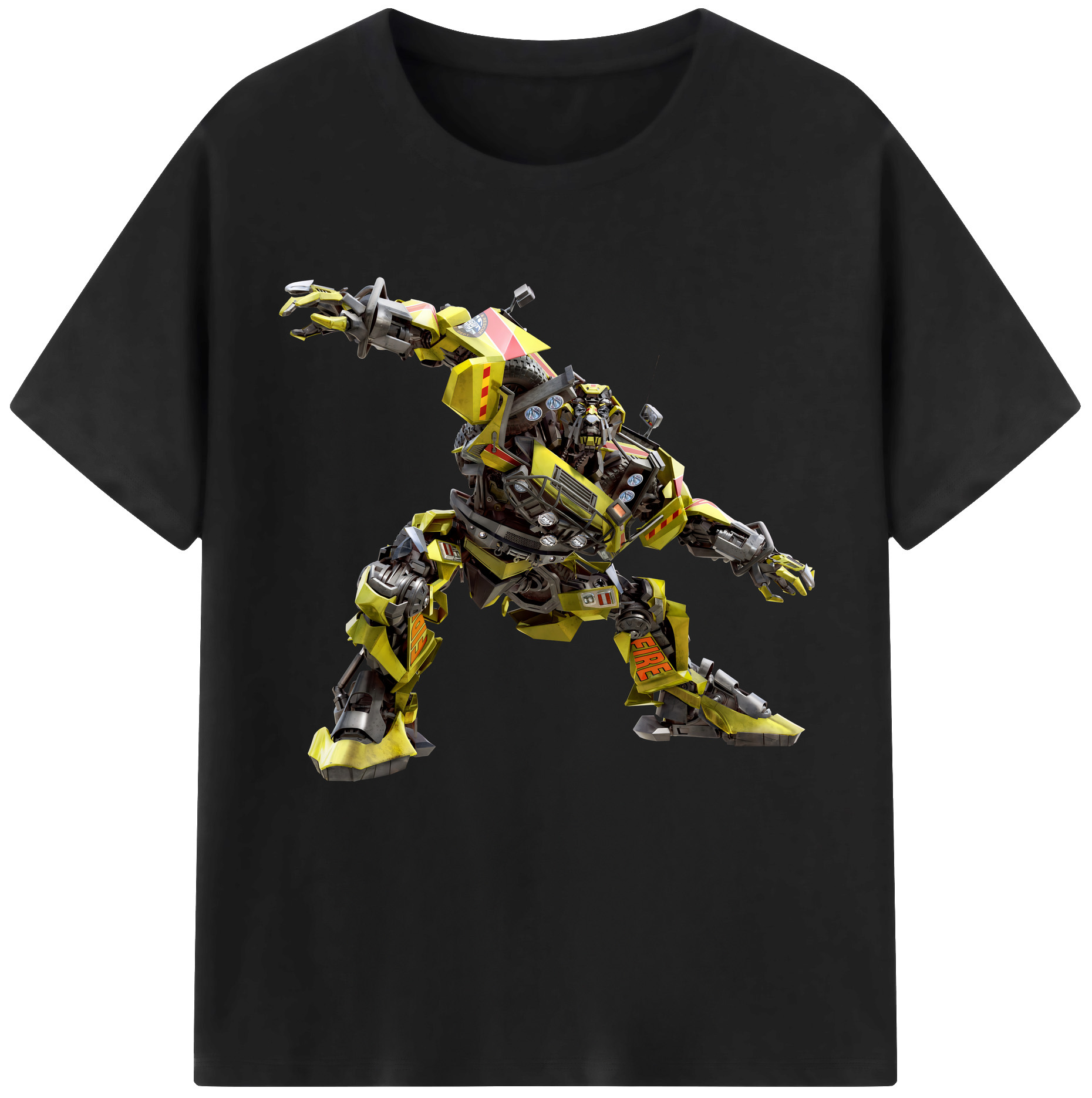 （画像用） Transformers トランスフォーマー レディースカジュアルプリントTシャツ（綿100％）