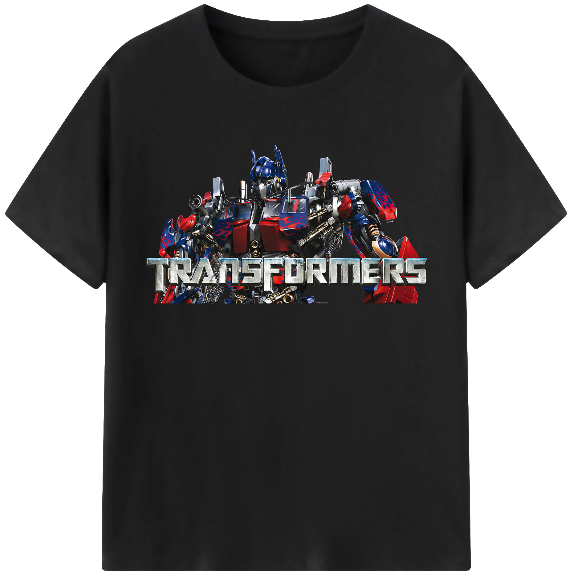 （画像用） Transformers トランスフォーマー レディースカジュアルプリントTシャツ（綿100％）