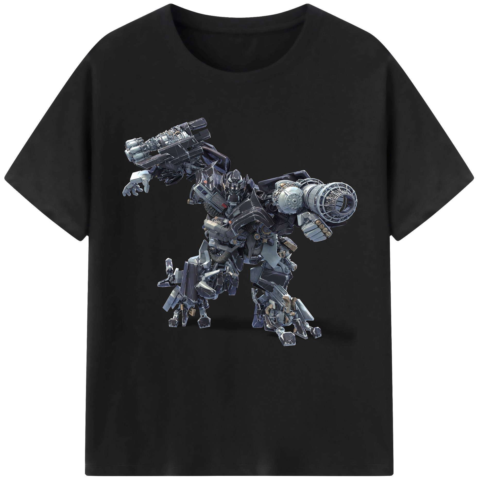 （画像用） Transformers トランスフォーマー レディースカジュアルプリントTシャツ（綿100％）