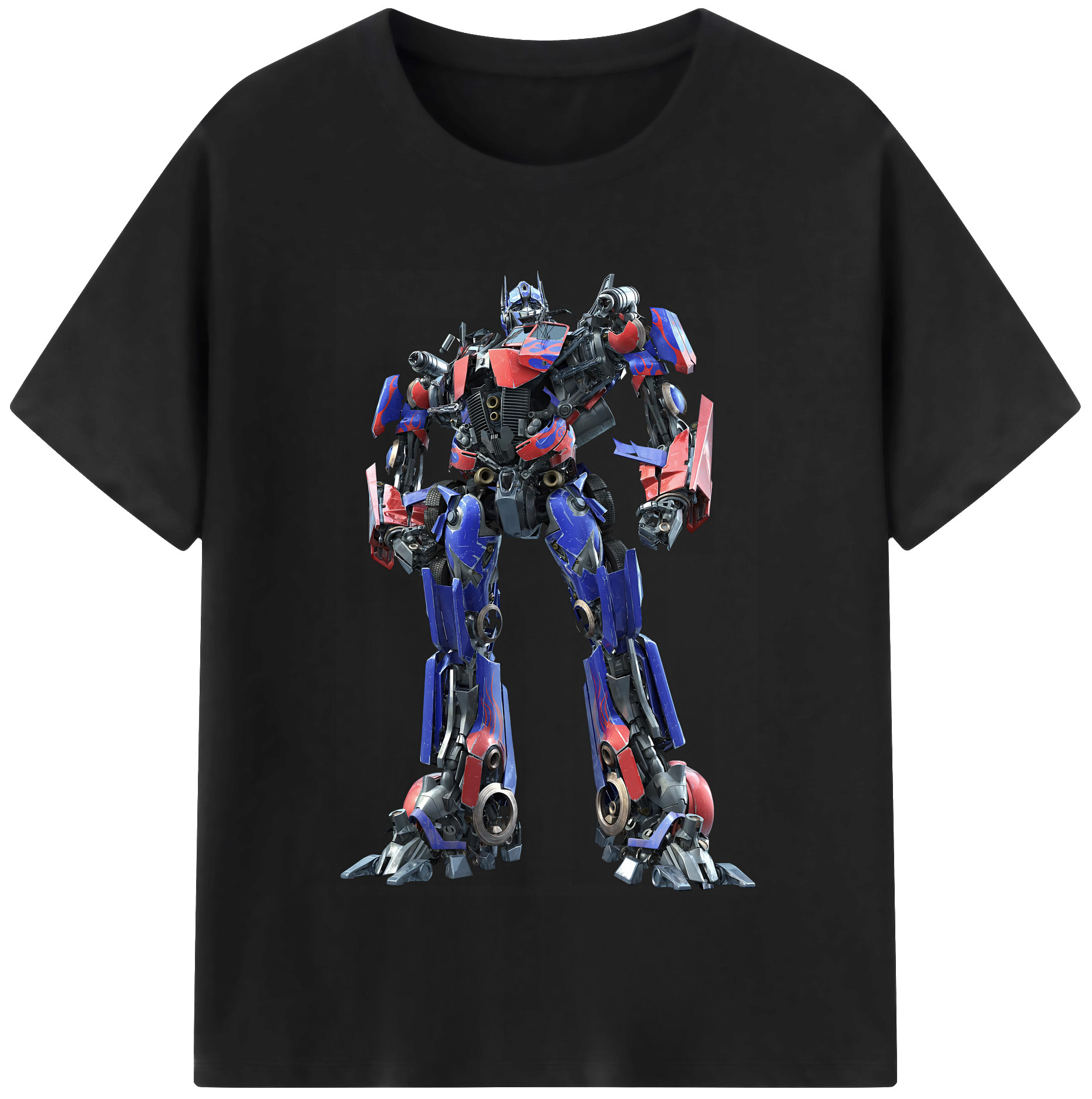 （画像用） Transformers トランスフォーマー レディースカジュアルプリントTシャツ（綿100％）