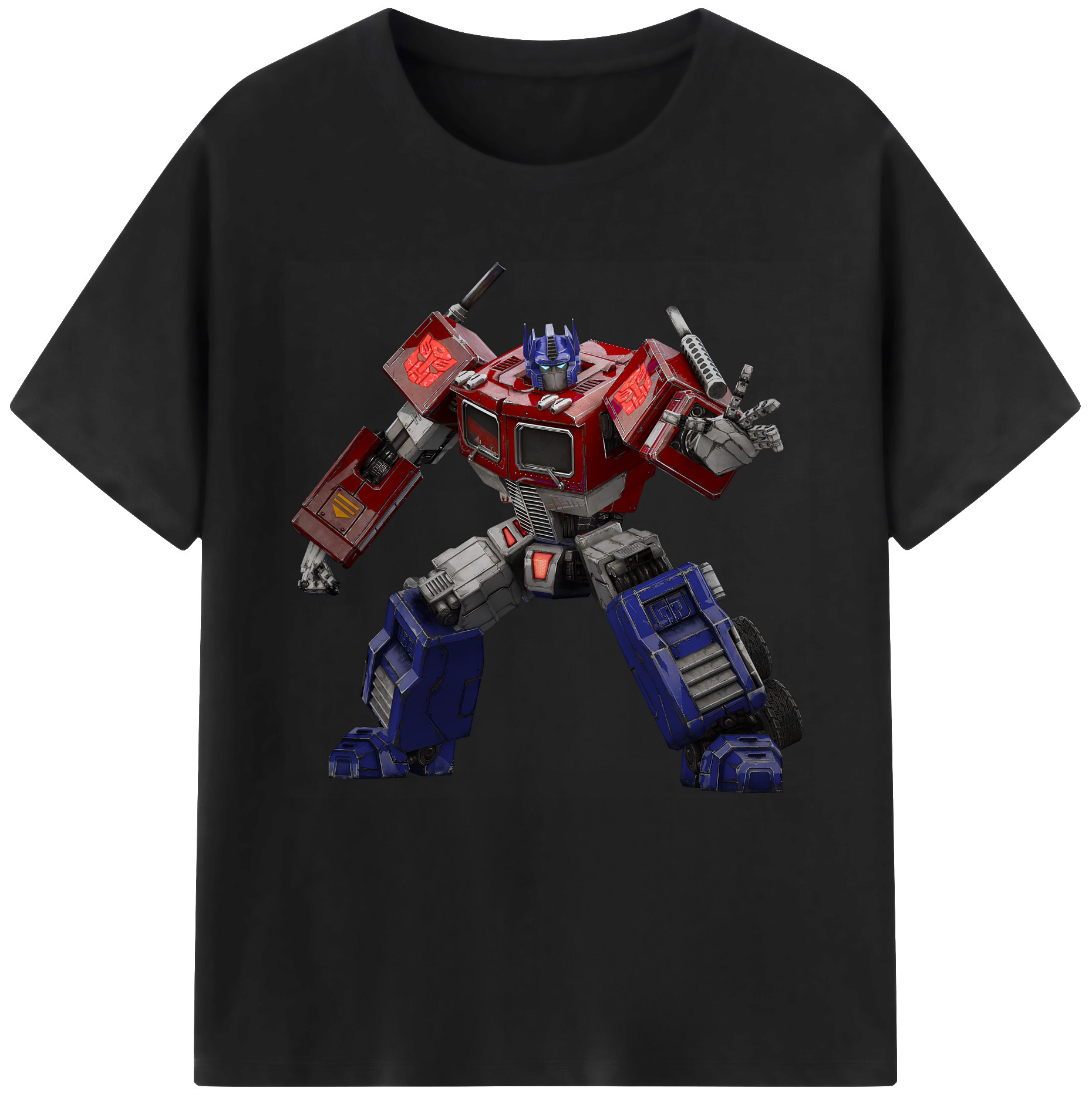 （画像用） Transformers トランスフォーマー レディースカジュアルプリントTシャツ（綿100％）