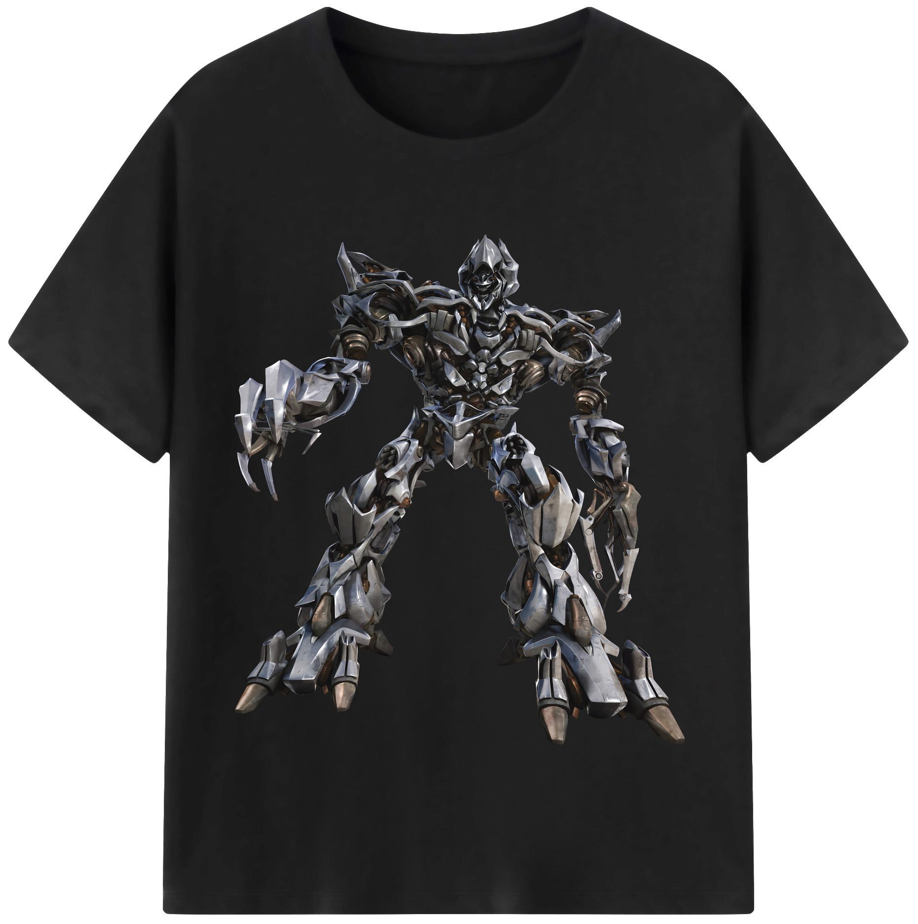 （画像用） Transformers トランスフォーマー レディースカジュアルプリントTシャツ（綿100％）