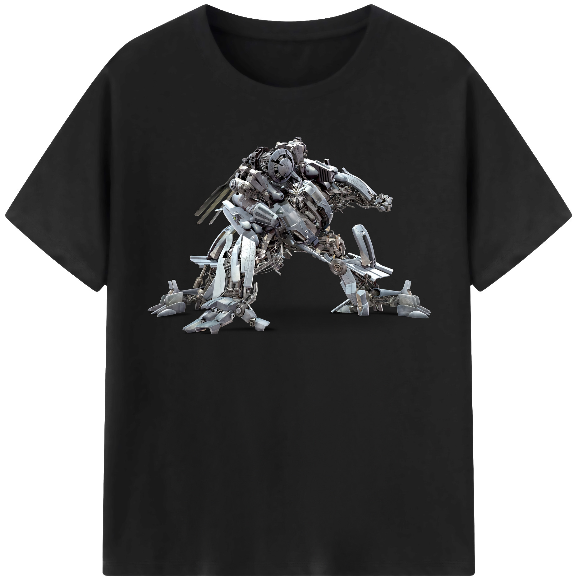（画像用） Transformers トランスフォーマー レディースカジュアルプリントTシャツ（綿100％）