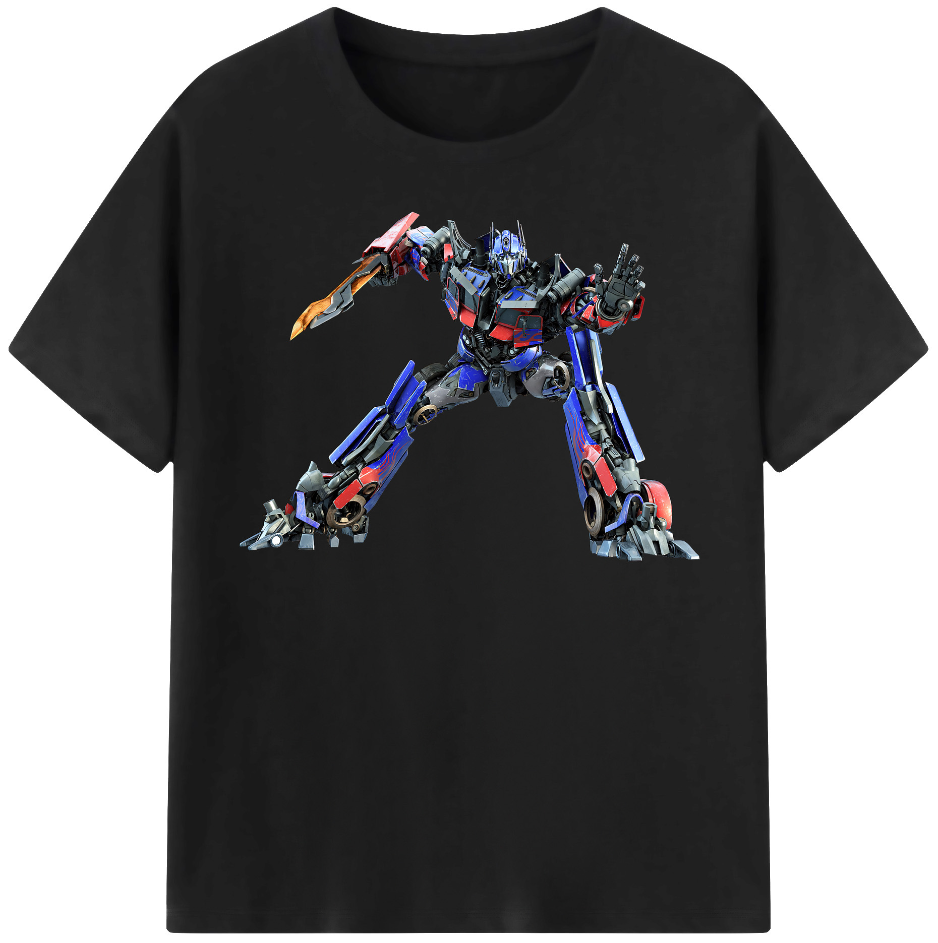 （画像用） Transformers トランスフォーマー レディースカジュアルプリントTシャツ（綿100％）