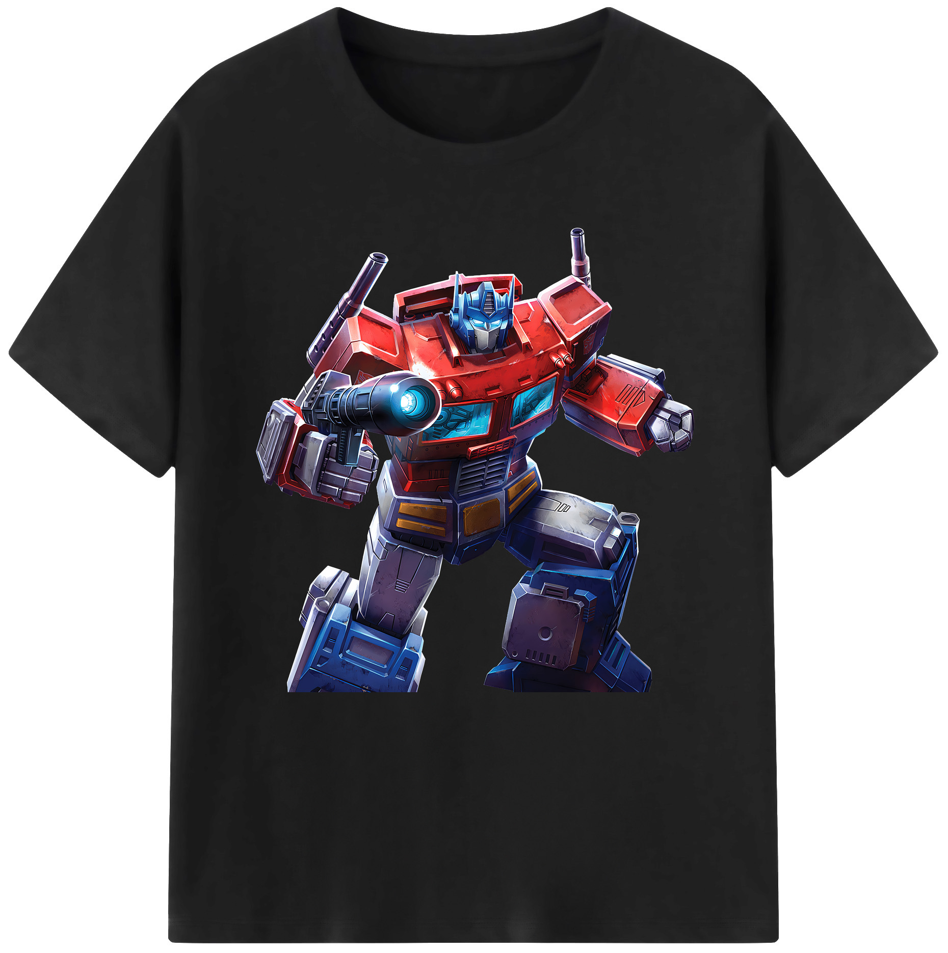 （画像用） Transformers トランスフォーマー レディースカジュアルプリントTシャツ（綿100％）