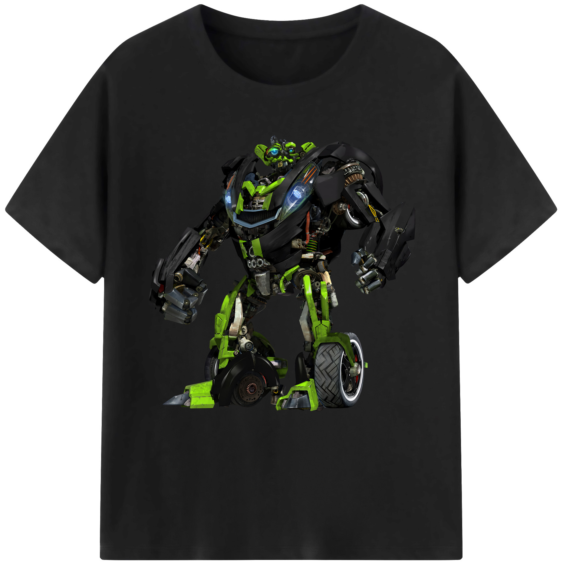 （画像用） Transformers トランスフォーマー レディースカジュアルプリントTシャツ（綿100％）