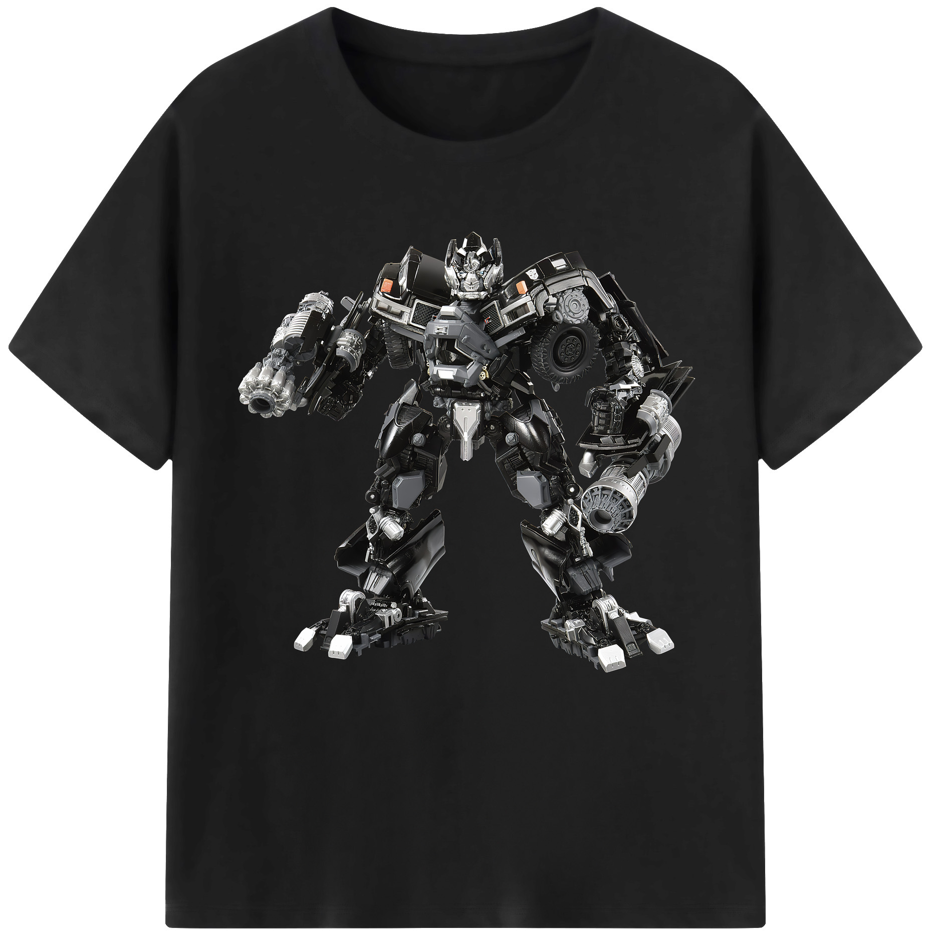 （画像用） Transformers トランスフォーマー レディースカジュアルプリントTシャツ（綿100％）