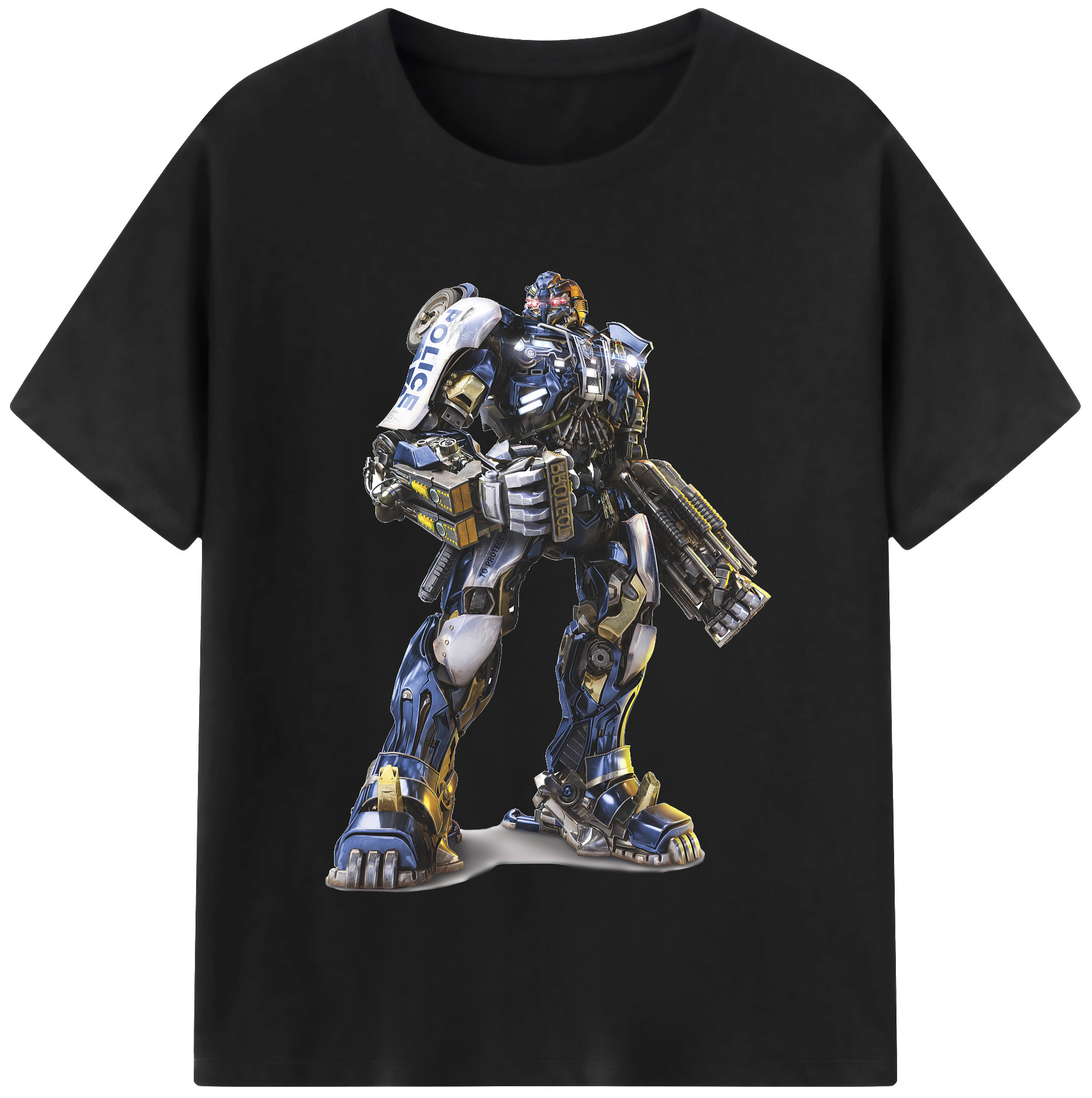 （画像用） Transformers トランスフォーマー レディースカジュアルプリントTシャツ（綿100％）