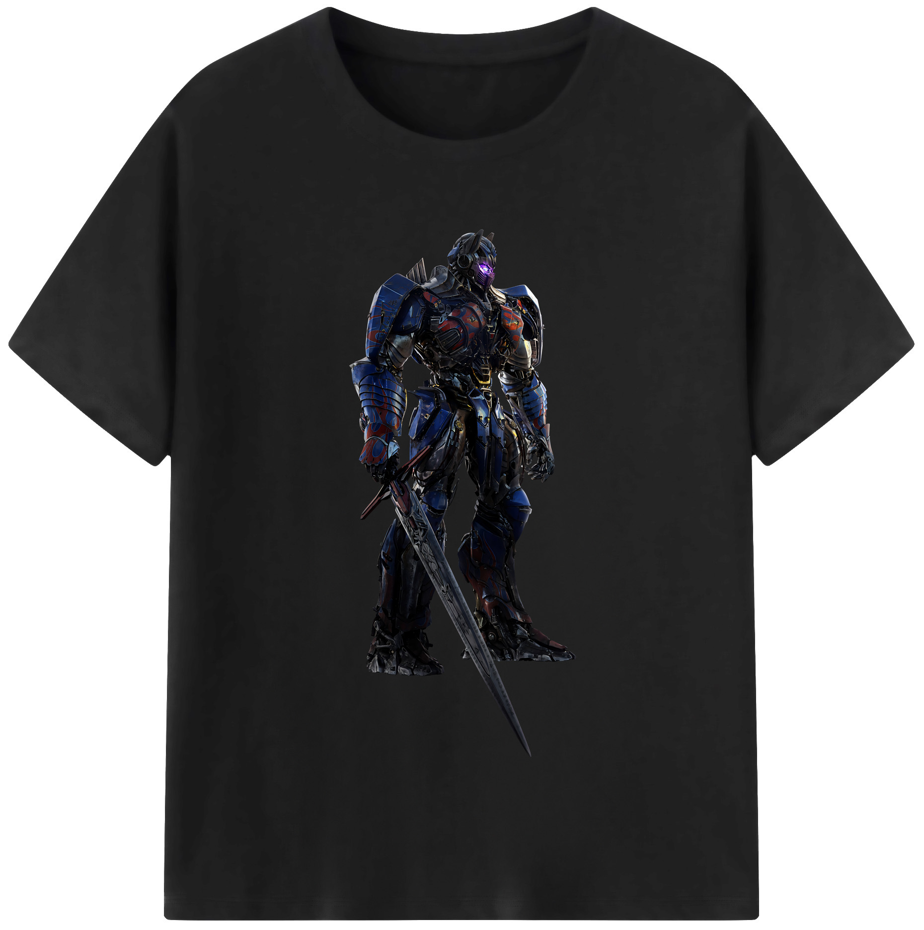 （画像用） Transformers トランスフォーマー レディースカジュアルプリントTシャツ（綿100％）