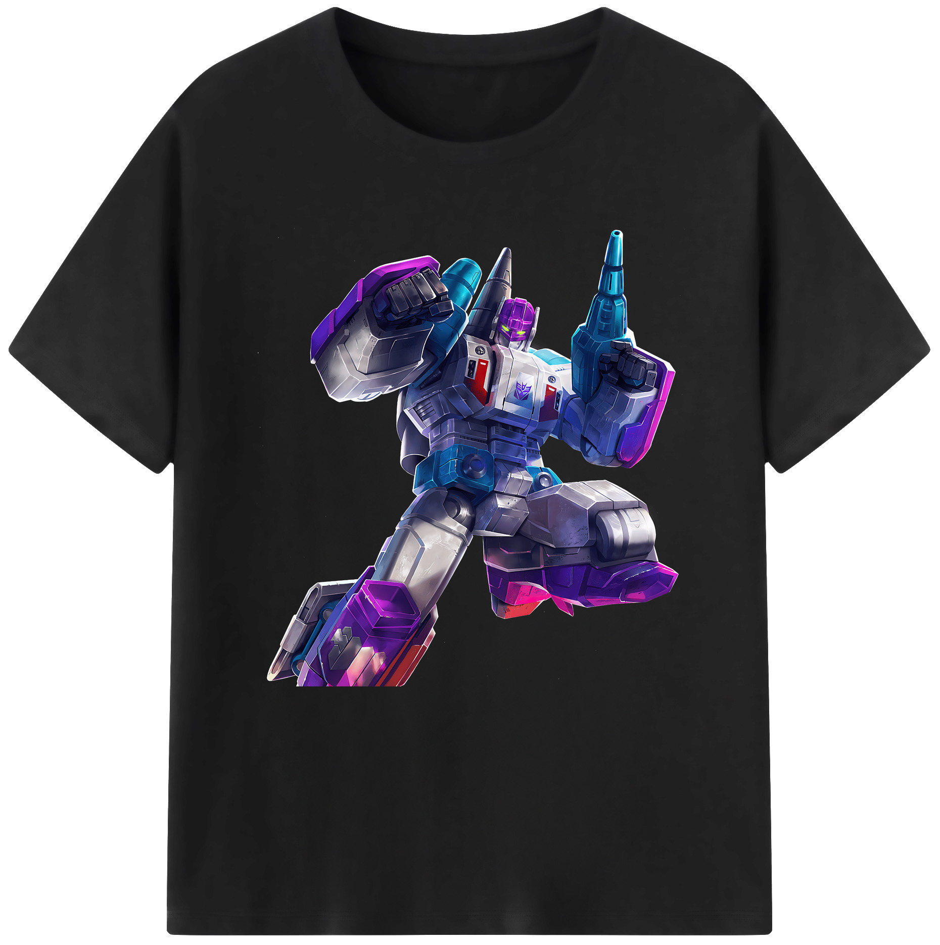 （画像用） Transformers トランスフォーマー レディースカジュアルプリントTシャツ（綿100％）