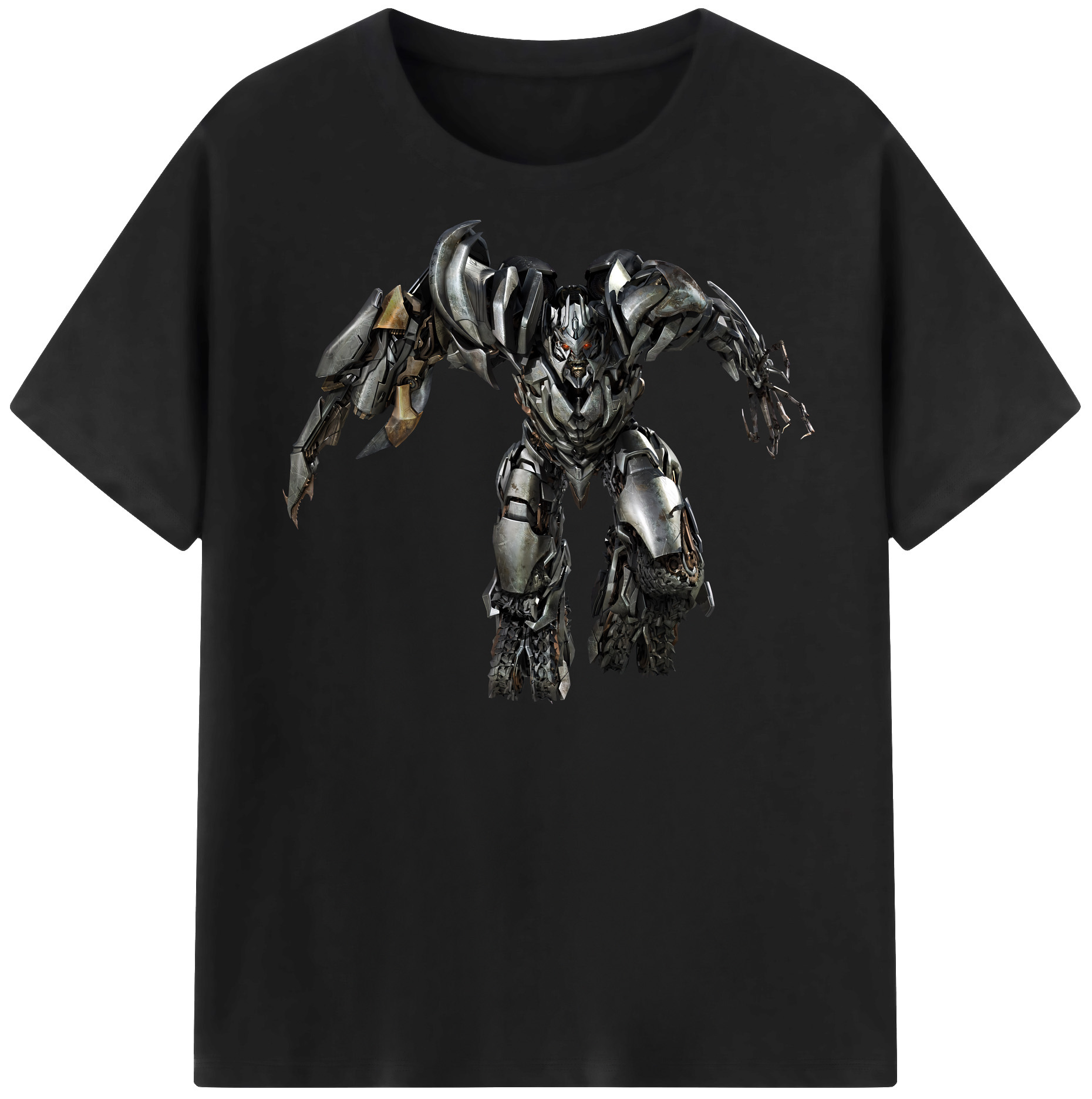 （画像用） Transformers トランスフォーマー レディースカジュアルプリントTシャツ（綿100％）