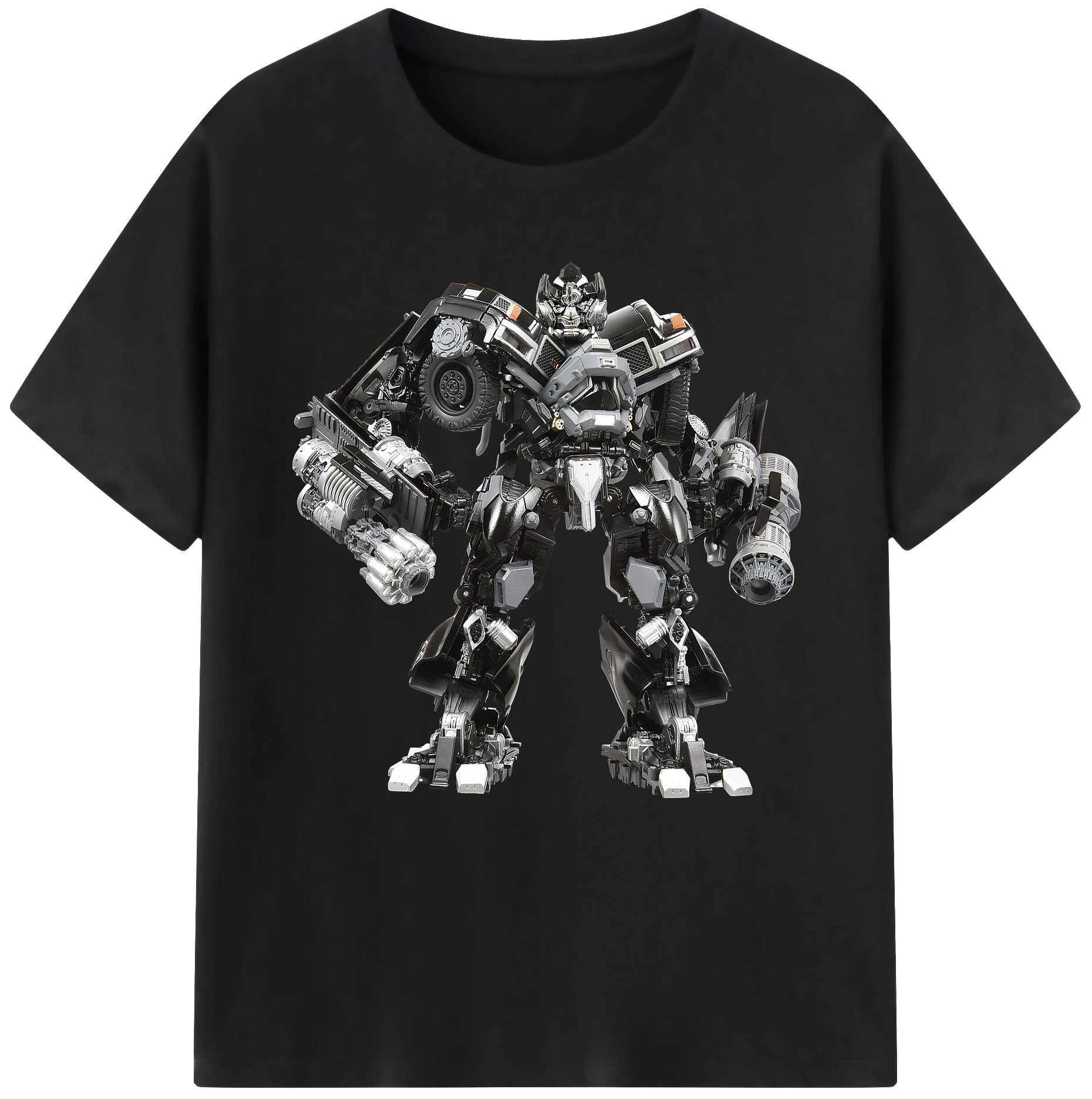 （画像用） Transformers トランスフォーマー レディースカジュアルプリントTシャツ（綿100％）