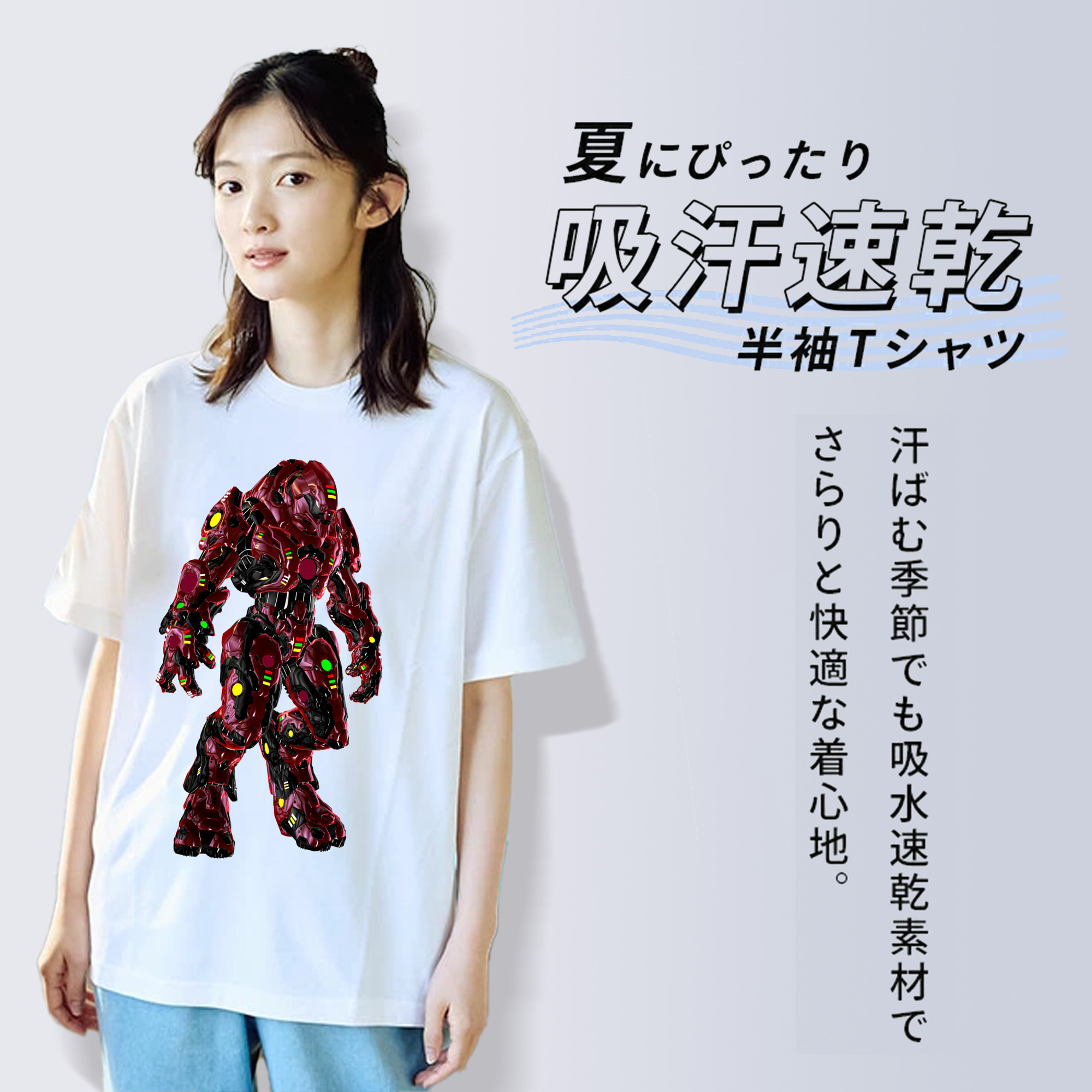 Transformers トランスフォーマー レディースカジュアルプリントTシャツ（綿100％）