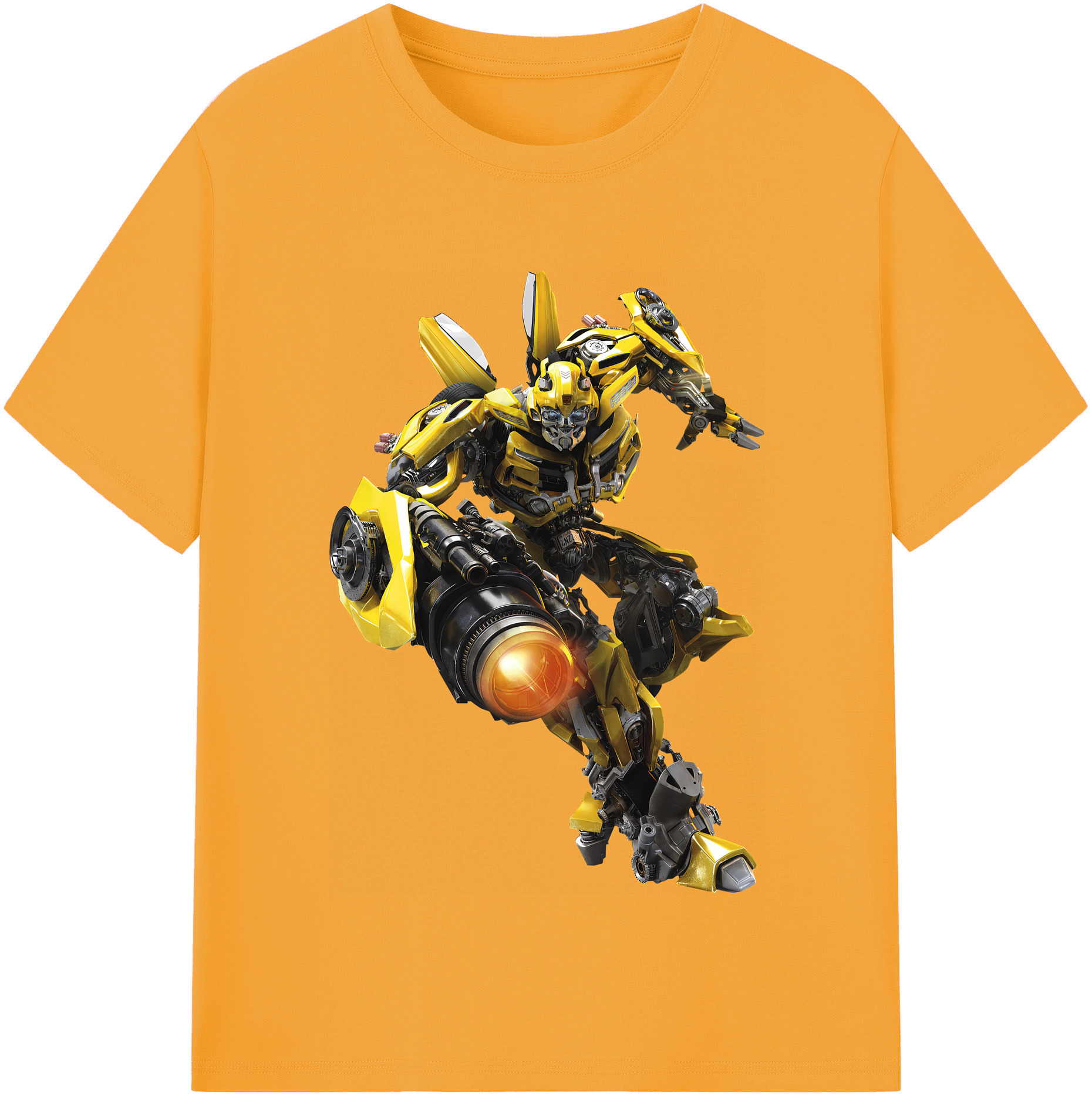 （画像用） Transformers トランスフォーマー レディースカジュアルプリントTシャツ（綿100％）