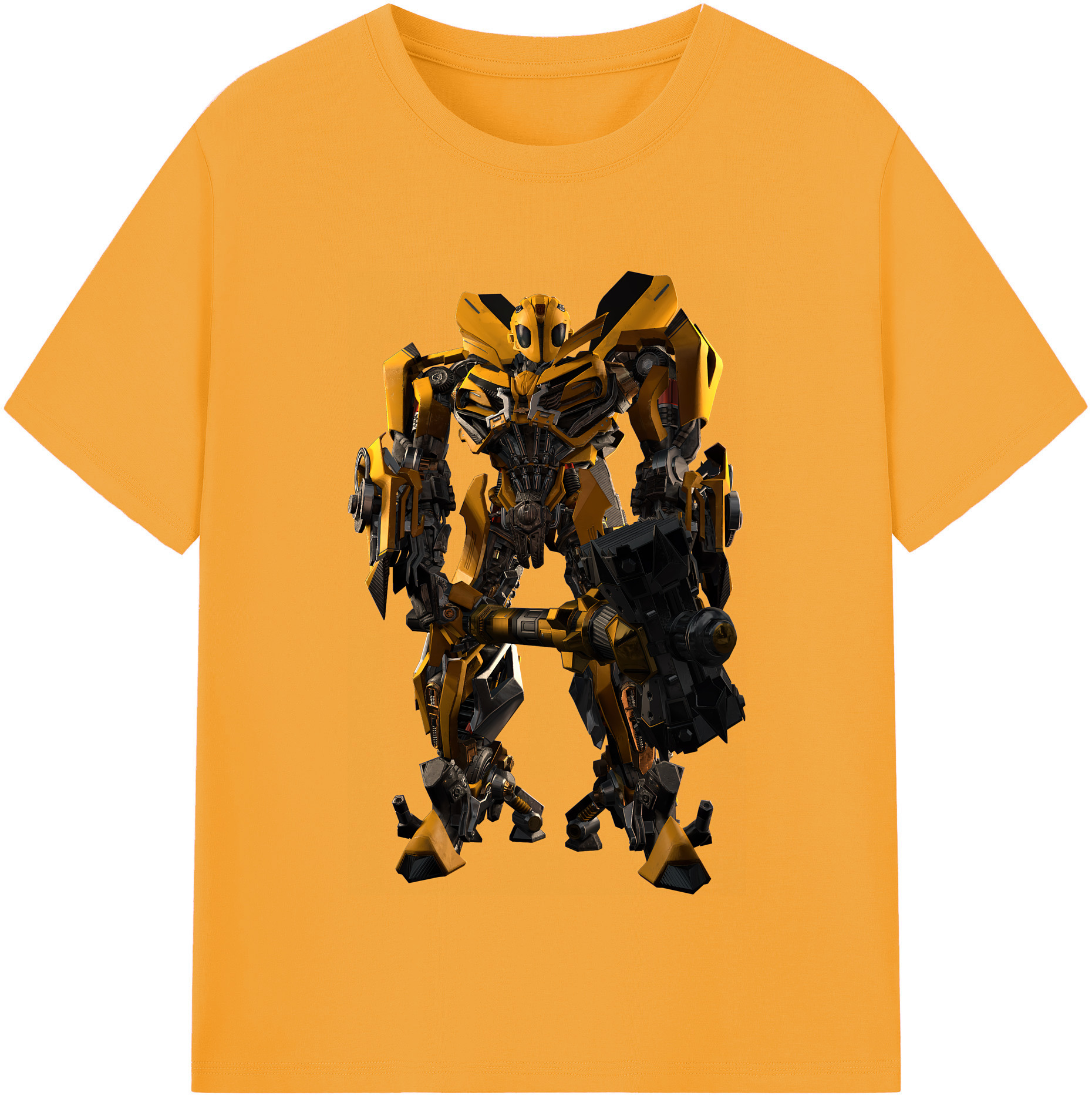 （画像用） Transformers トランスフォーマー レディースカジュアルプリントTシャツ（綿100％）