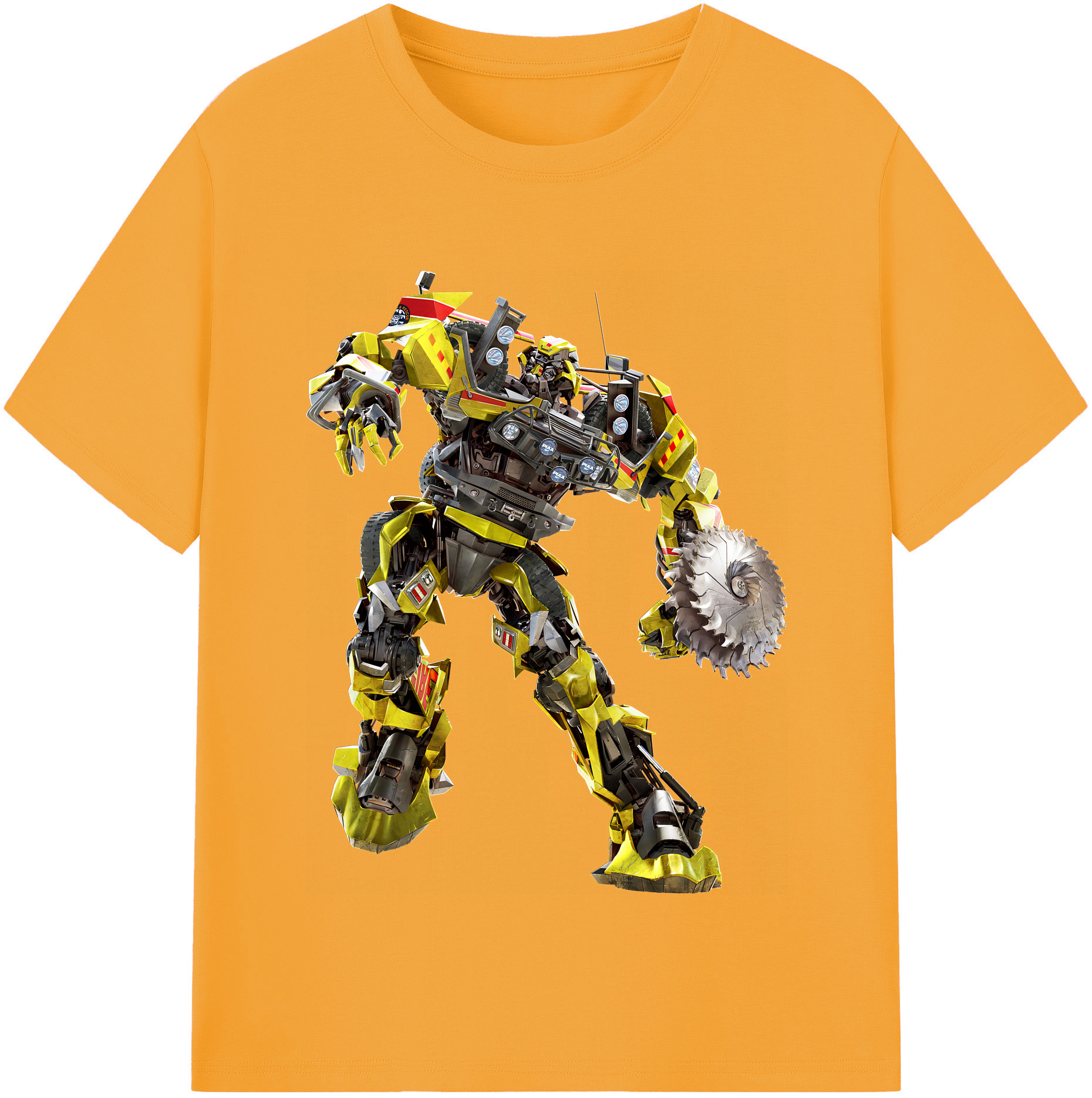 （画像用） Transformers トランスフォーマー レディースカジュアルプリントTシャツ（綿100％）
