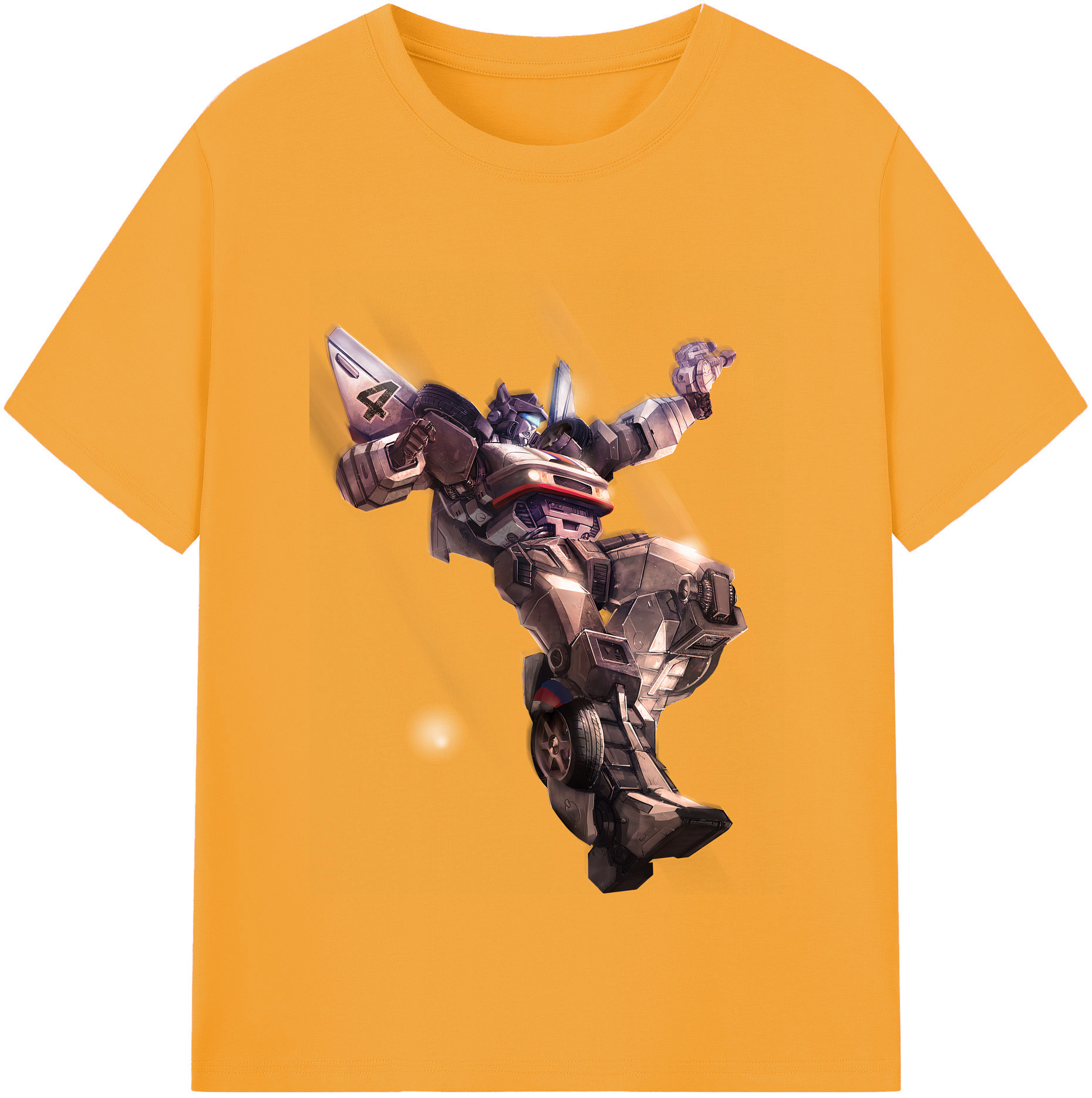 （画像用） Transformers トランスフォーマー レディースカジュアルプリントTシャツ（綿100％）