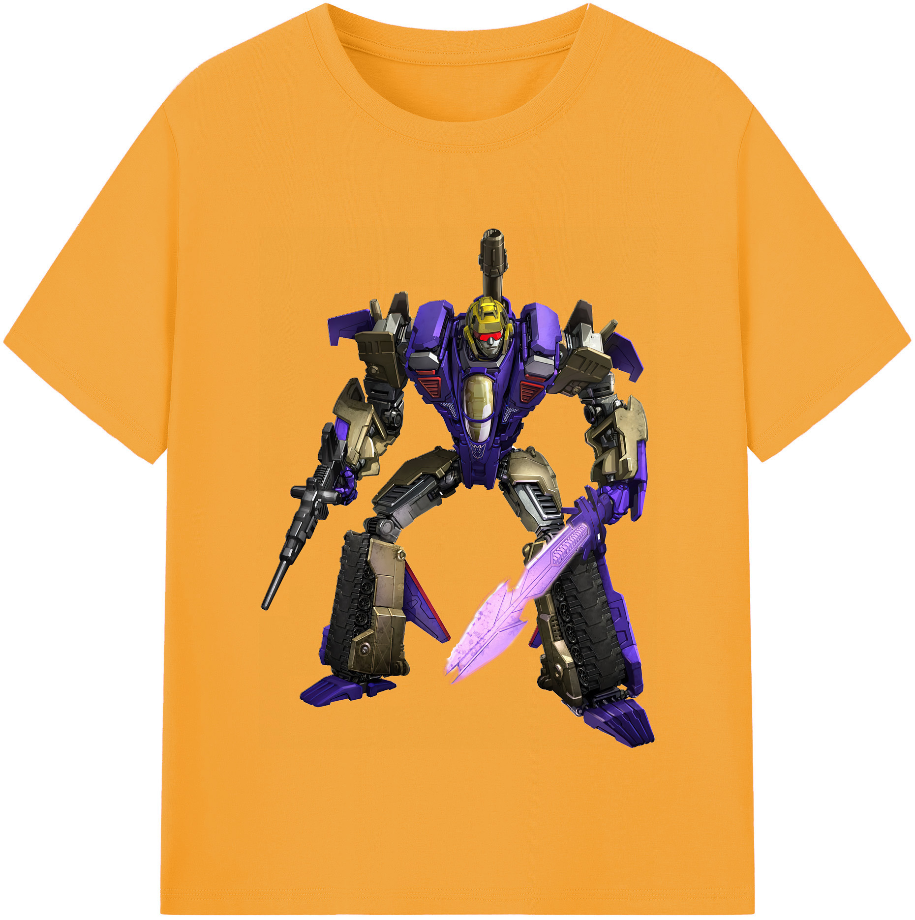 （画像用） Transformers トランスフォーマー レディースカジュアルプリントTシャツ（綿100％）