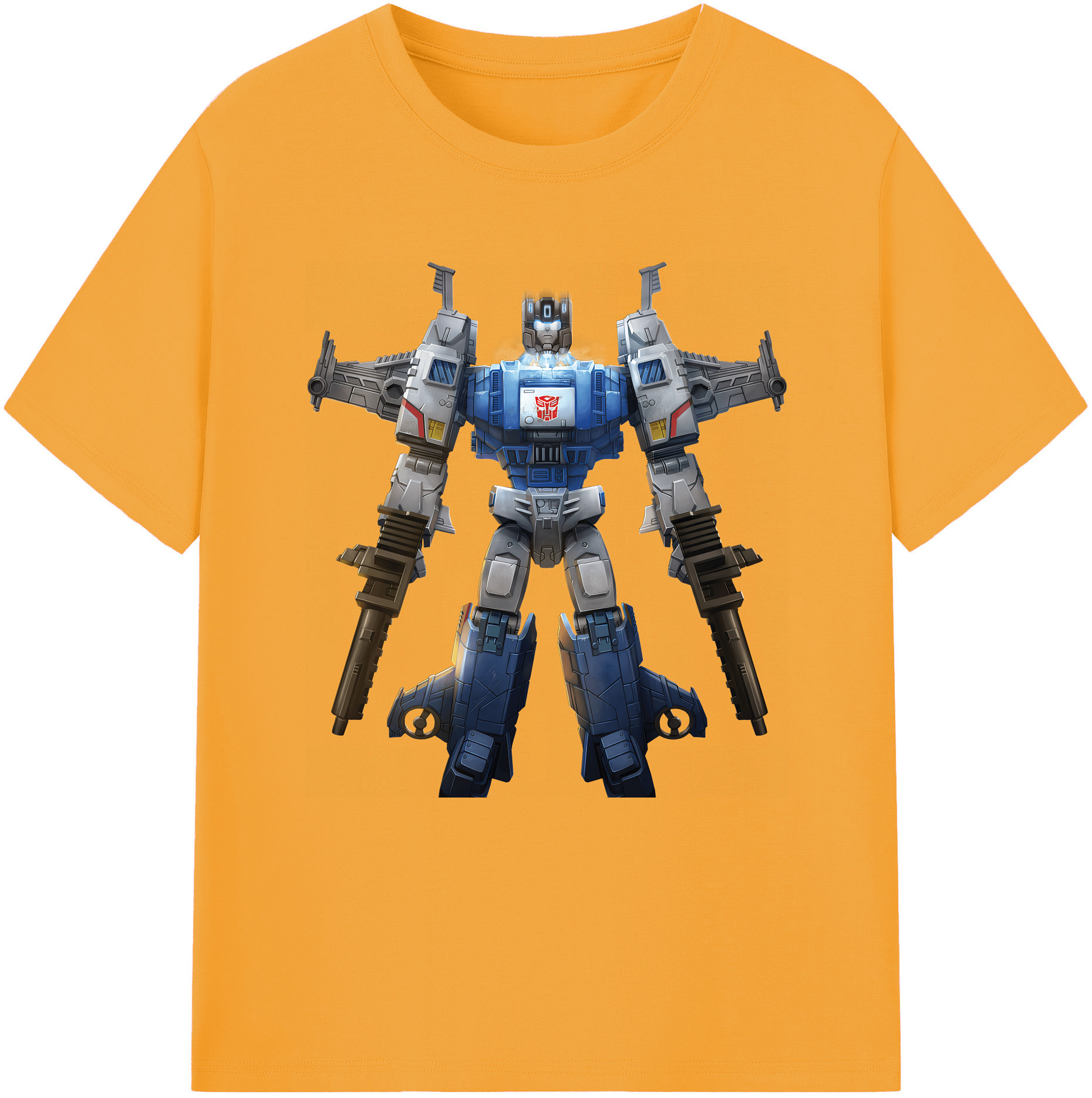 （画像用） Transformers トランスフォーマー レディースカジュアルプリントTシャツ（綿100％）