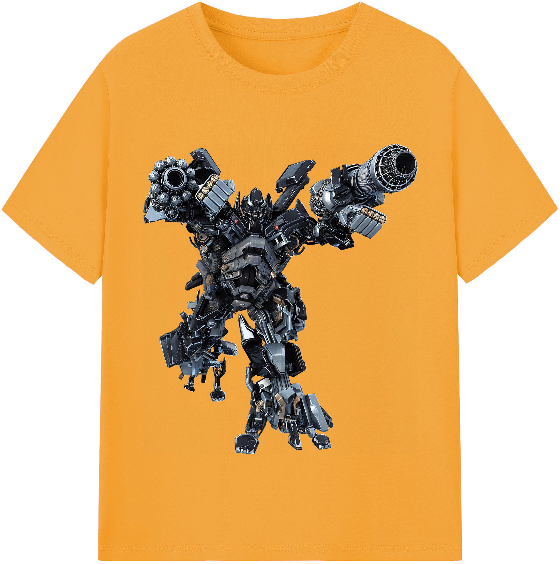（画像用） Transformers トランスフォーマー レディースカジュアルプリントTシャツ（綿100％）