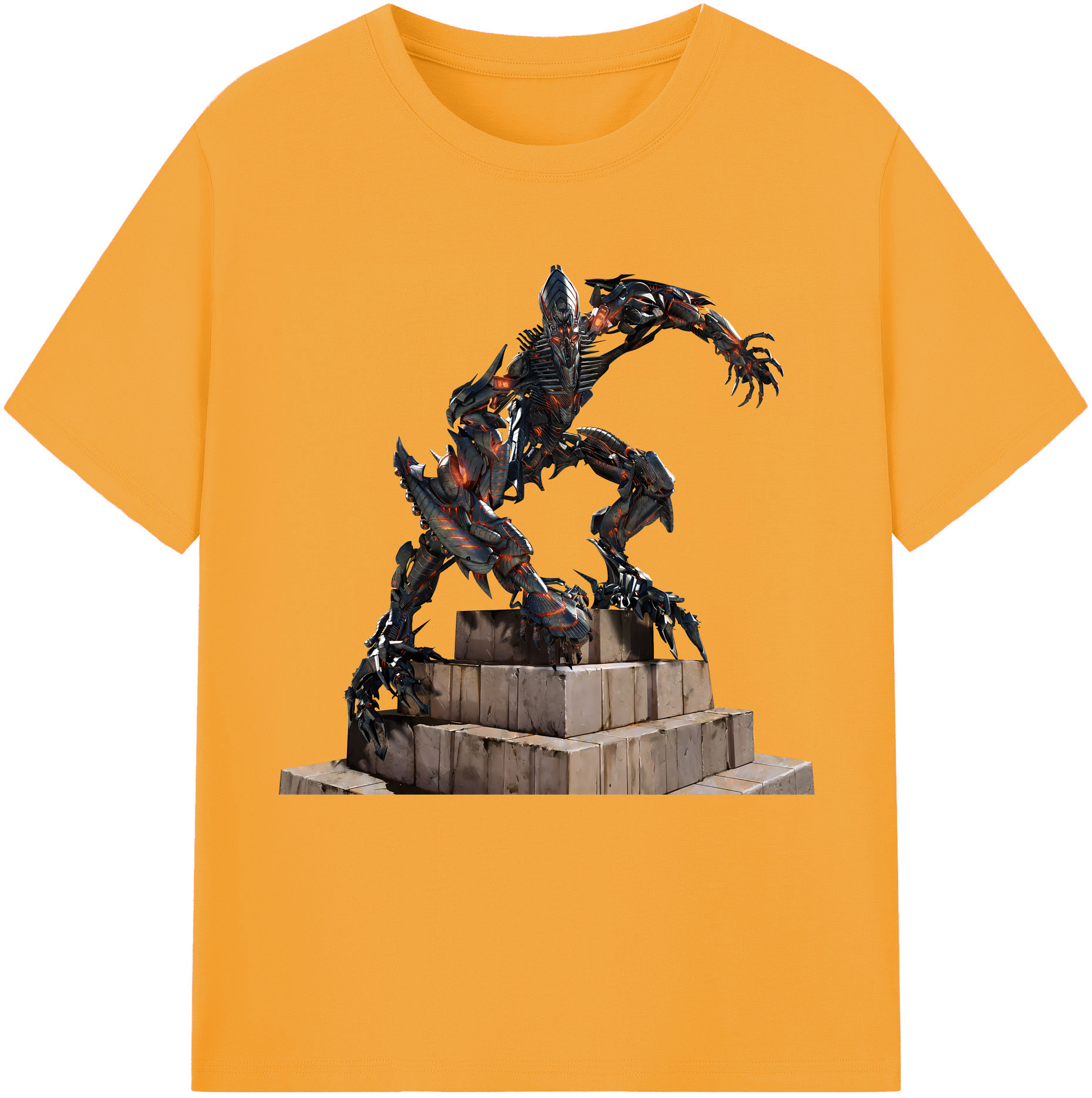 （画像用） Transformers トランスフォーマー レディースカジュアルプリントTシャツ（綿100％）