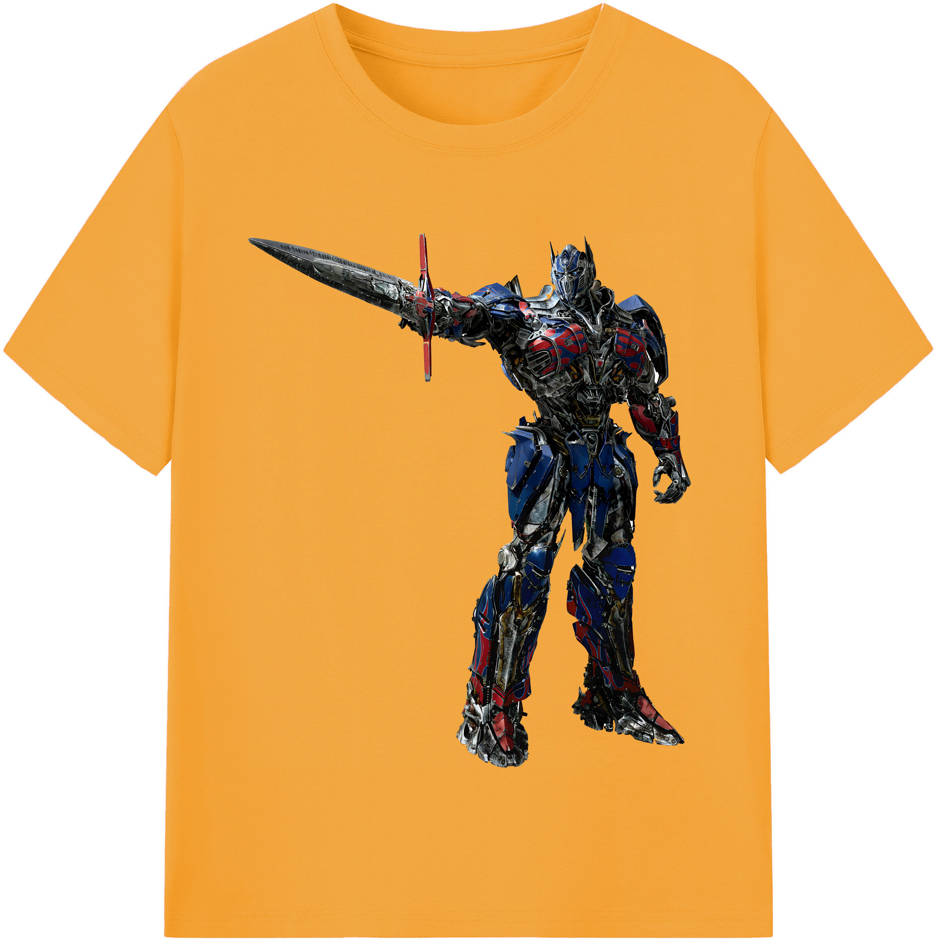 （画像用） Transformers トランスフォーマー レディースカジュアルプリントTシャツ（綿100％）