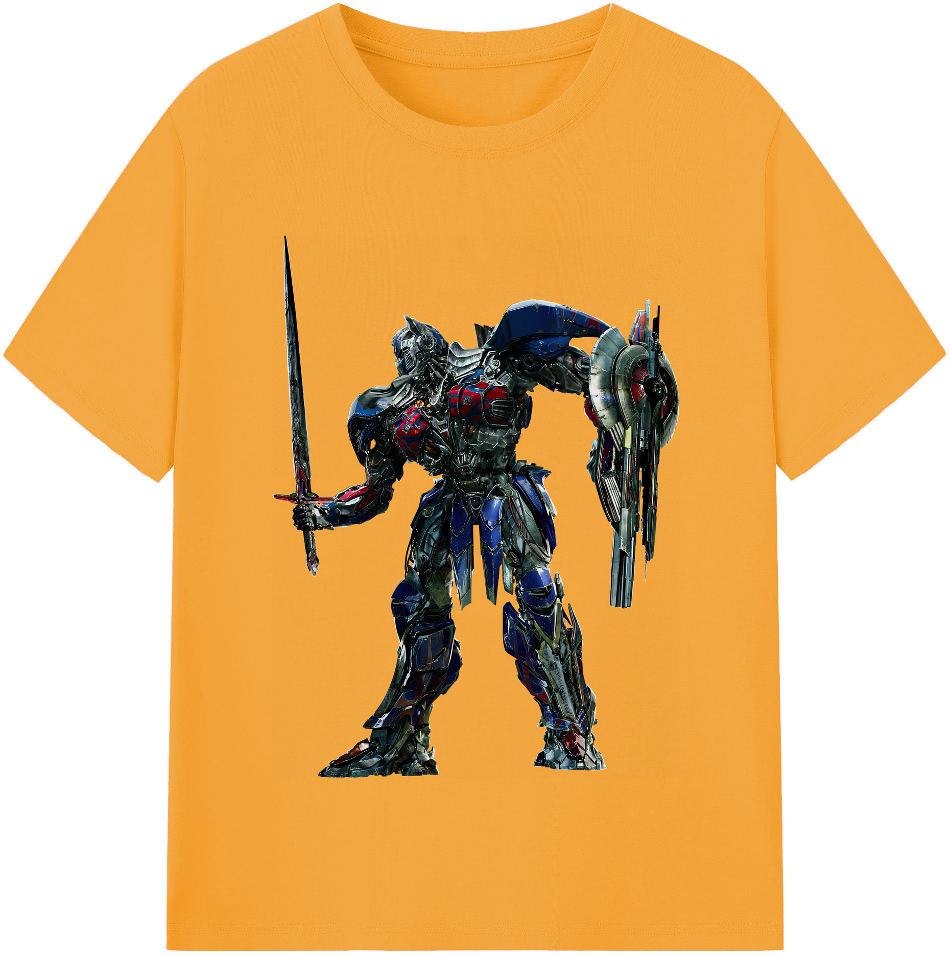 （画像用） Transformers トランスフォーマー レディースカジュアルプリントTシャツ（綿100％）