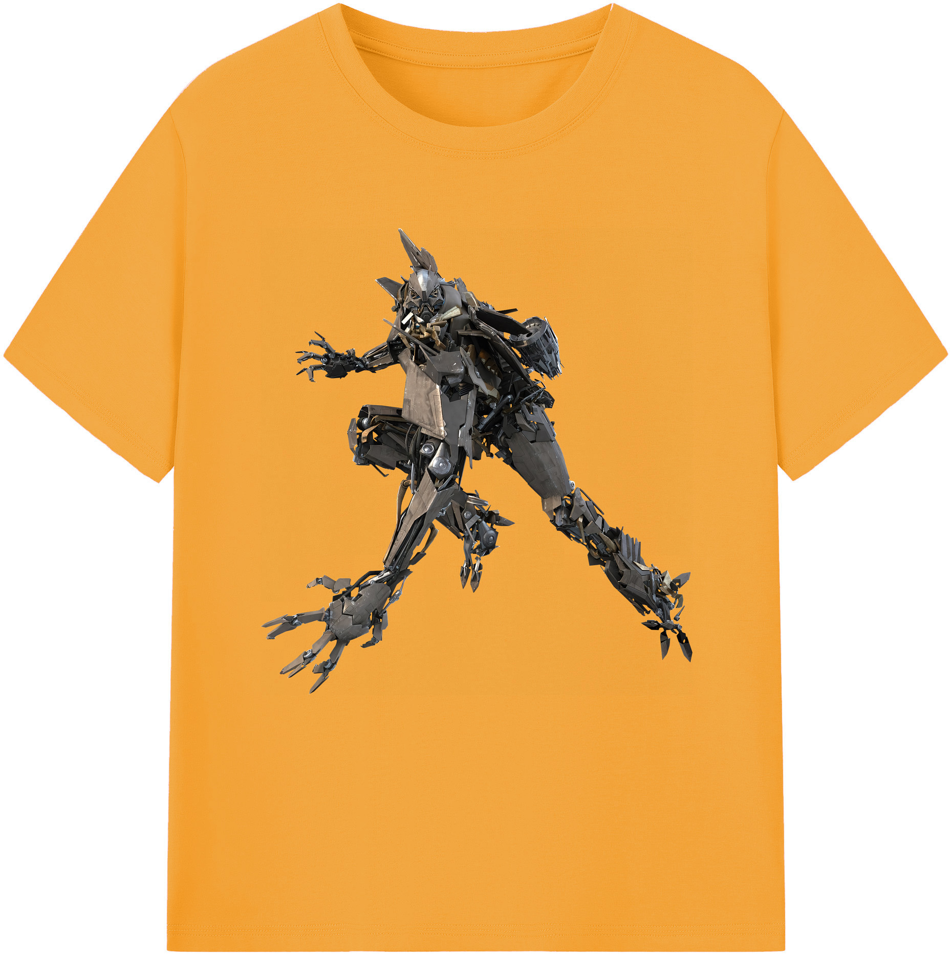 （画像用） Transformers トランスフォーマー レディースカジュアルプリントTシャツ（綿100％）