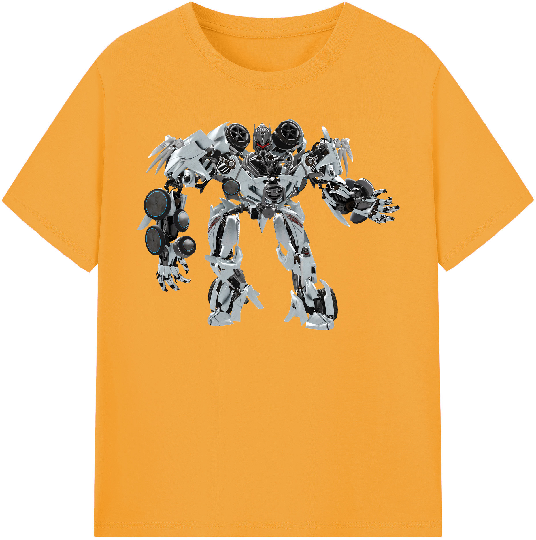 （画像用） Transformers トランスフォーマー レディースカジュアルプリントTシャツ（綿100％）