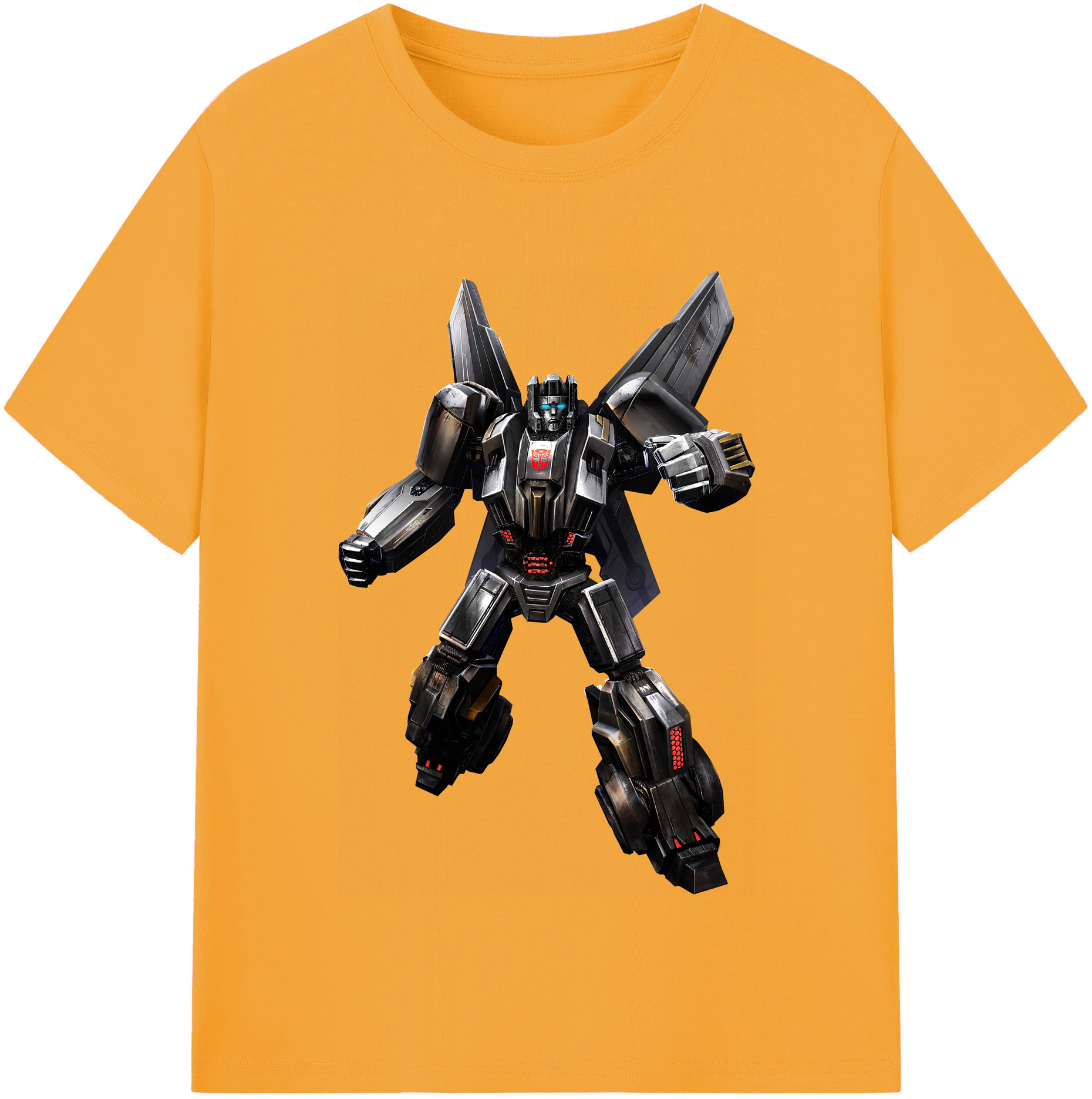 （画像用） Transformers トランスフォーマー レディースカジュアルプリントTシャツ（綿100％）
