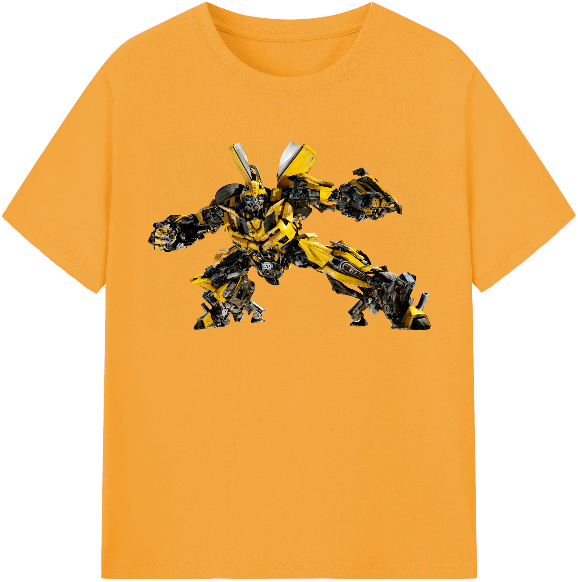 （画像用） Transformers トランスフォーマー レディースカジュアルプリントTシャツ（綿100％）