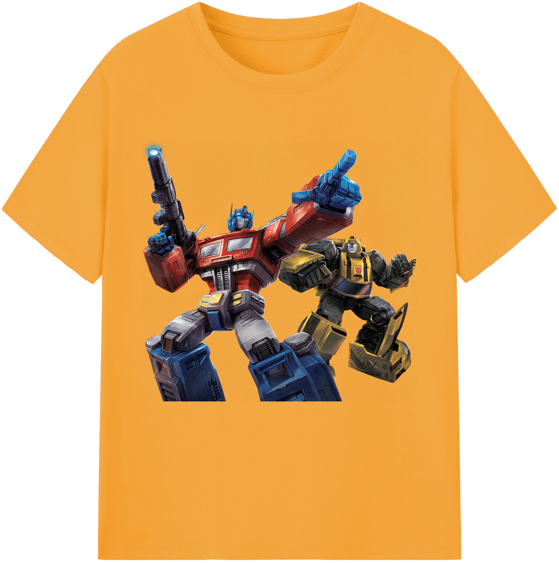 （画像用） Transformers トランスフォーマー レディースカジュアルプリントTシャツ（綿100％）