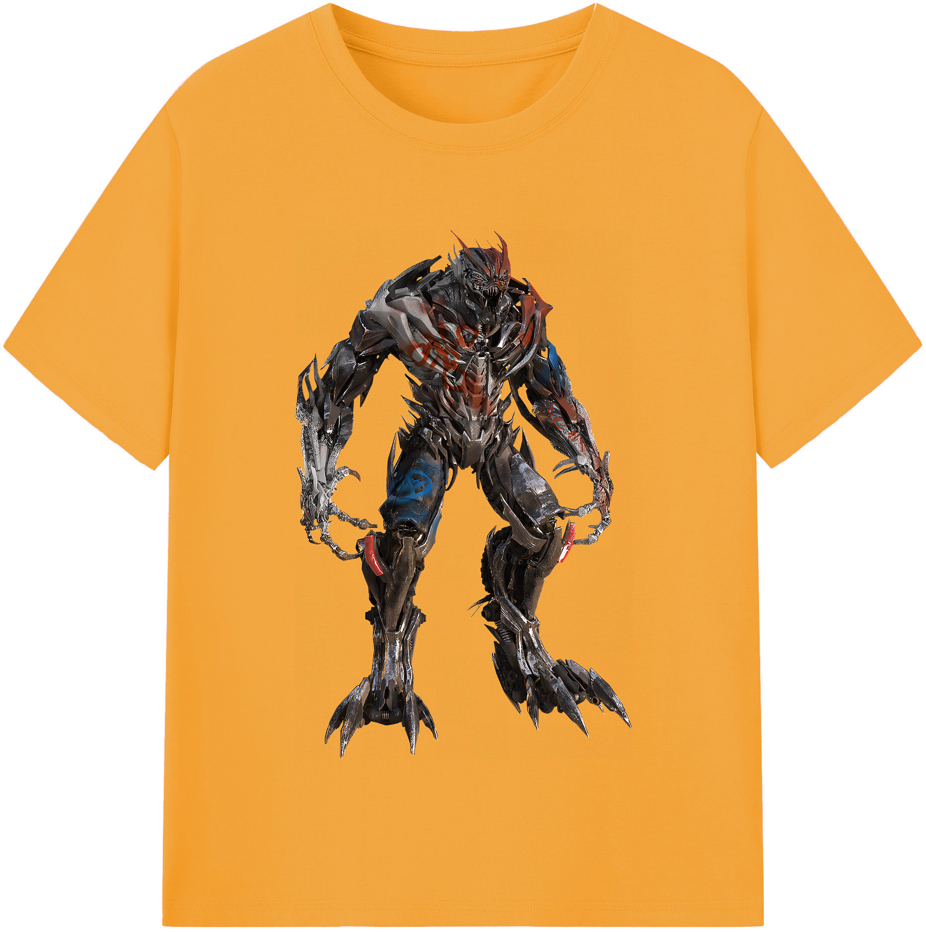 （画像用） Transformers トランスフォーマー レディースカジュアルプリントTシャツ（綿100％）