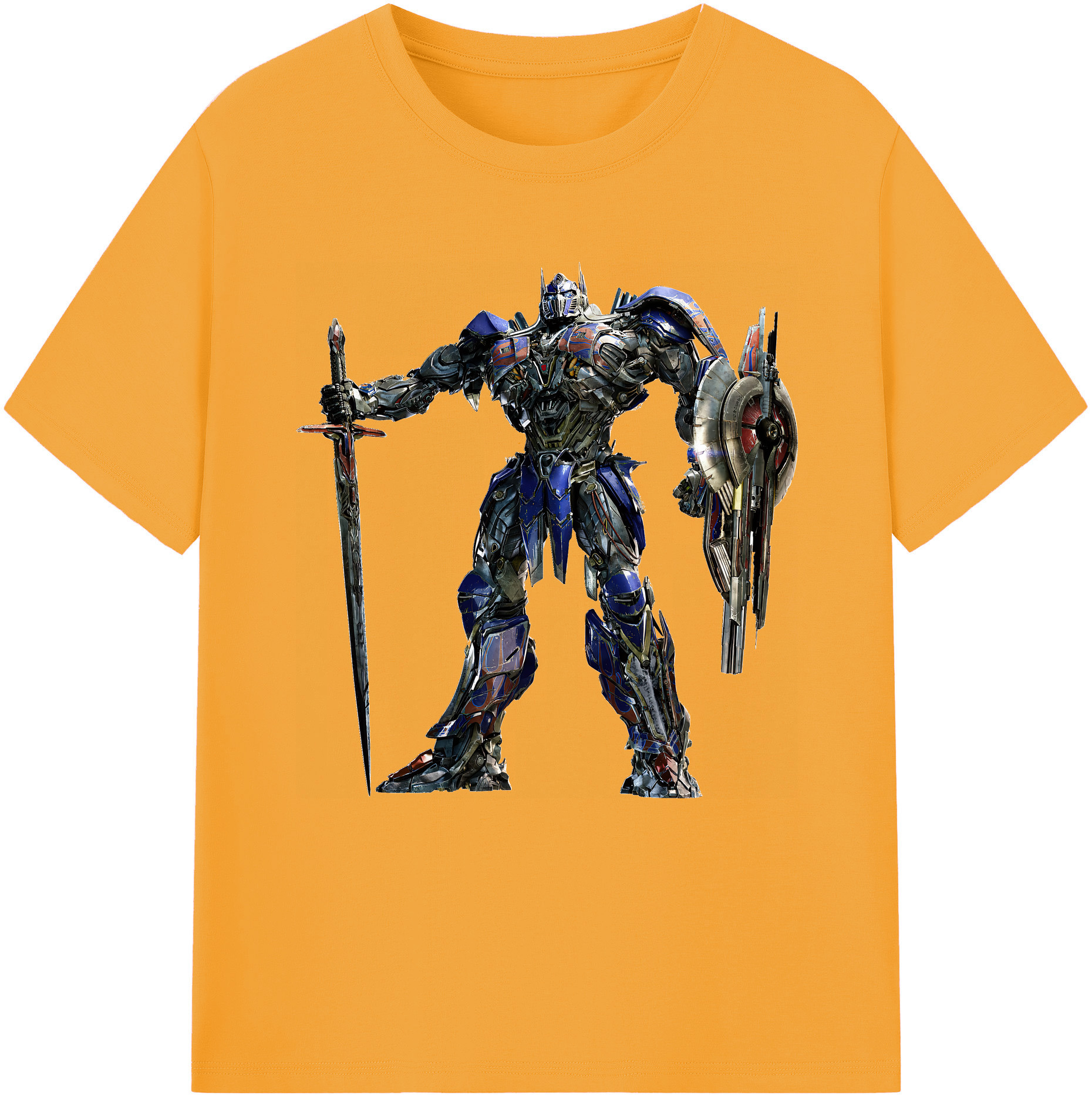 （画像用） Transformers トランスフォーマー レディースカジュアルプリントTシャツ（綿100％）
